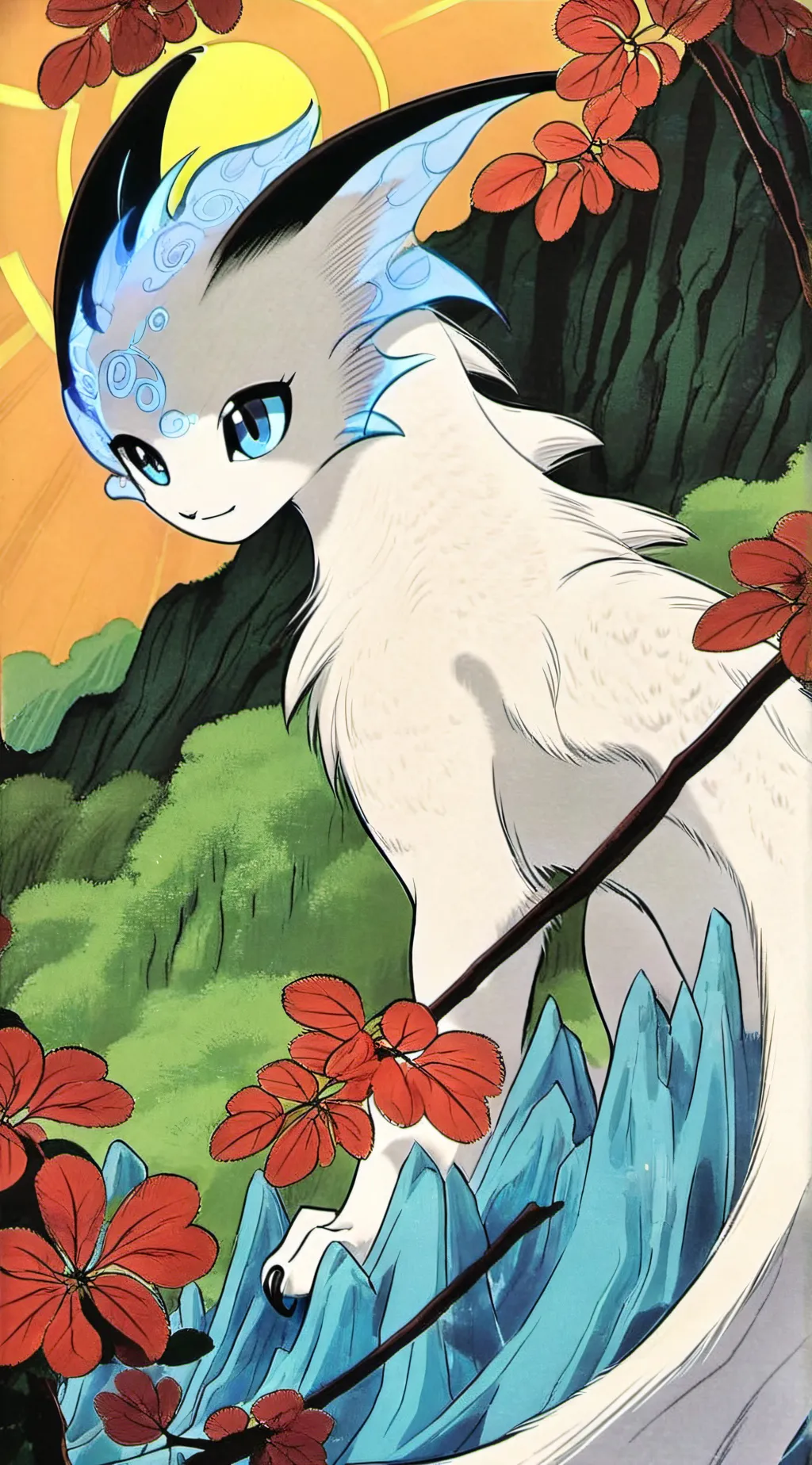 ai character: light fury (remake background