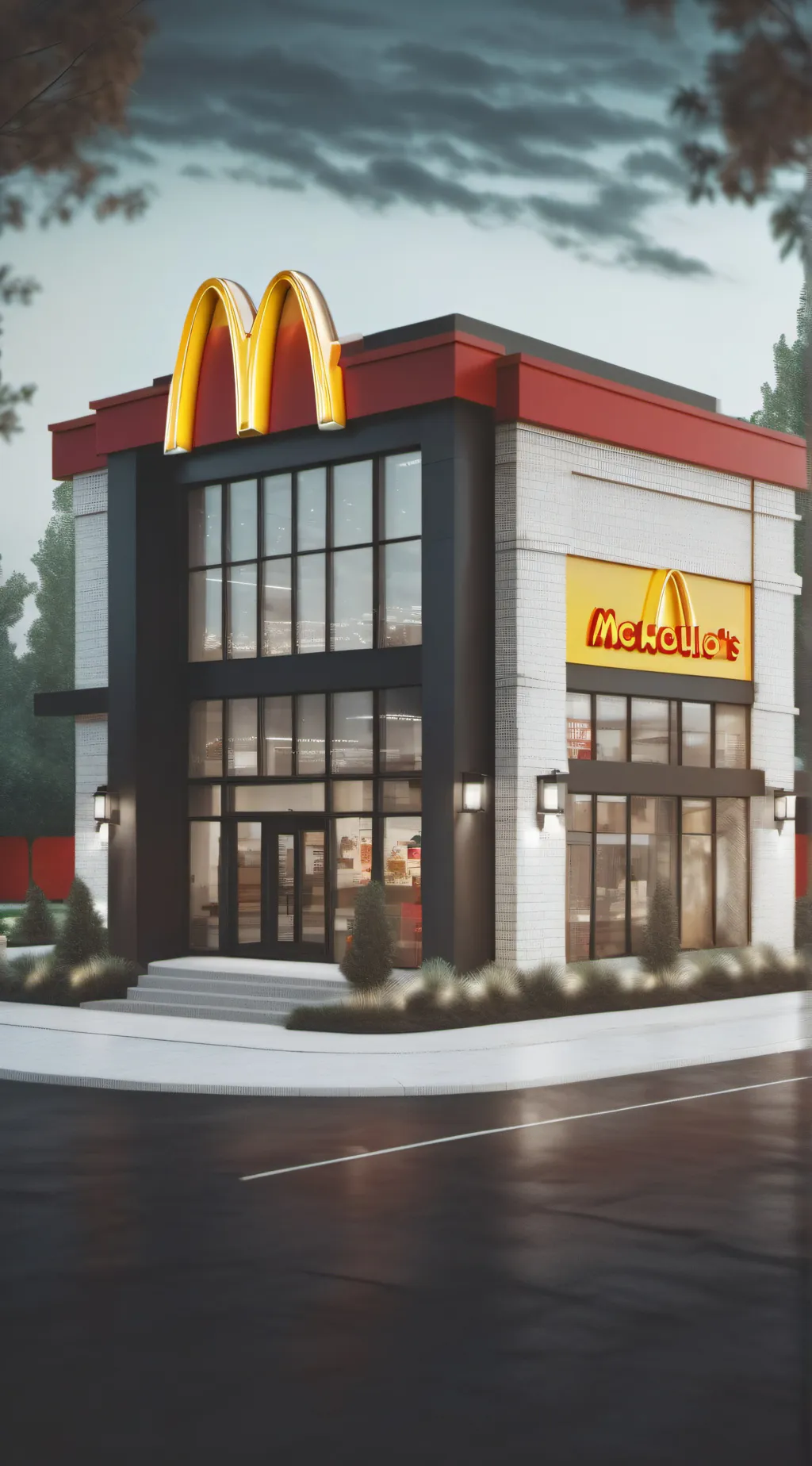 ai character: McDonald’s background