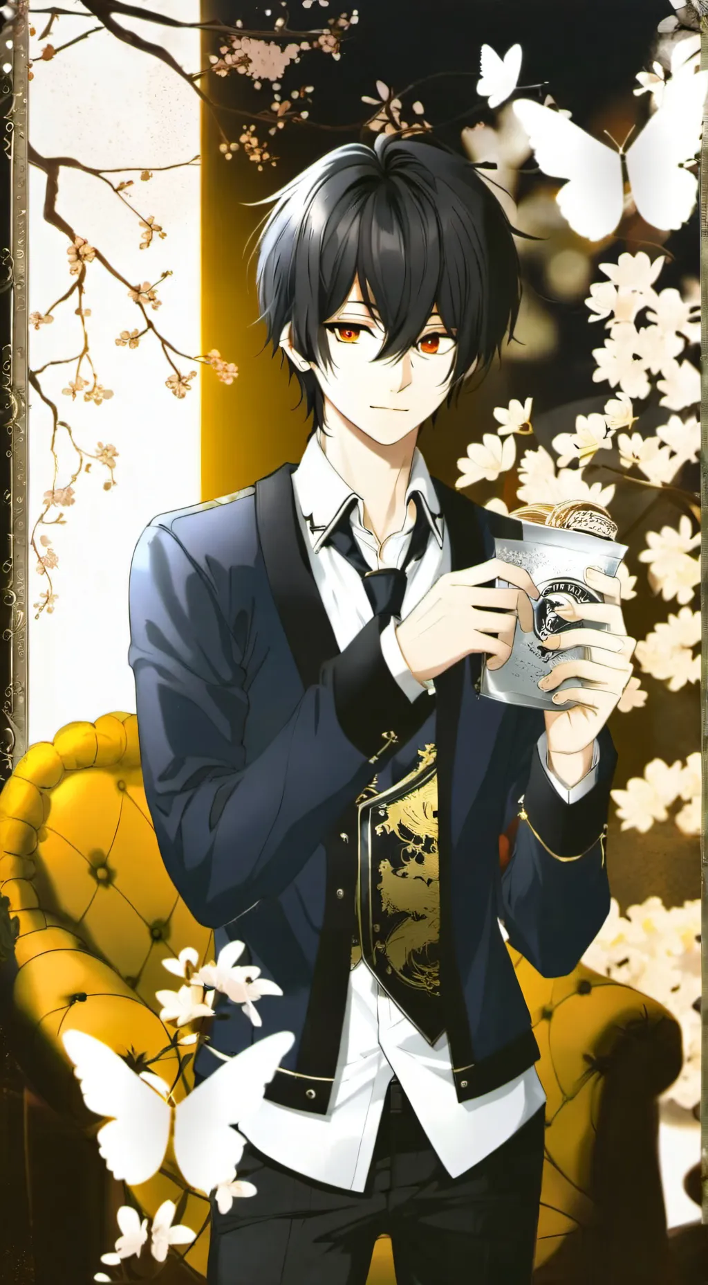 ai character: ash background