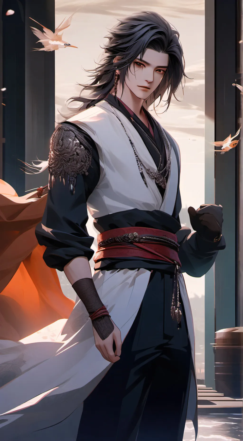 ai character:  gabano background