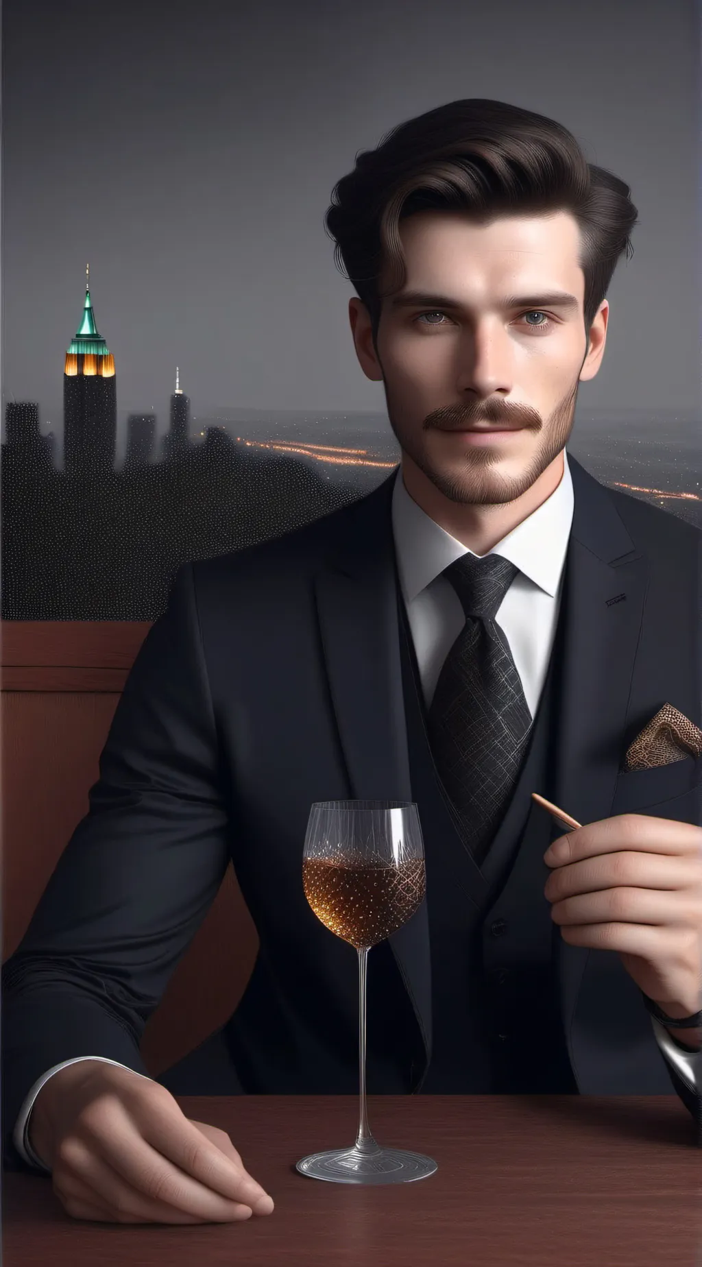 ai character: shalaby hanna background