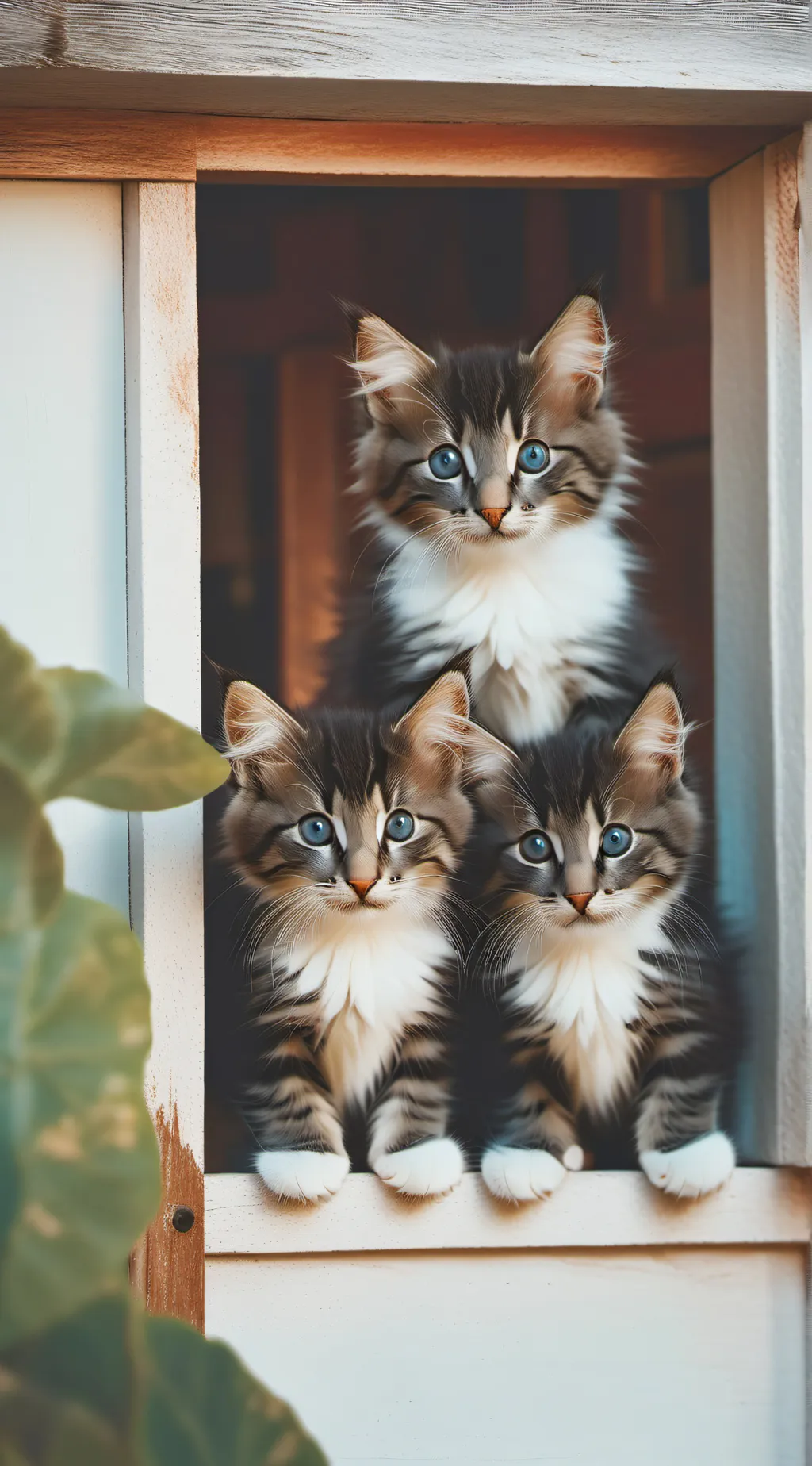 ai character: cats background