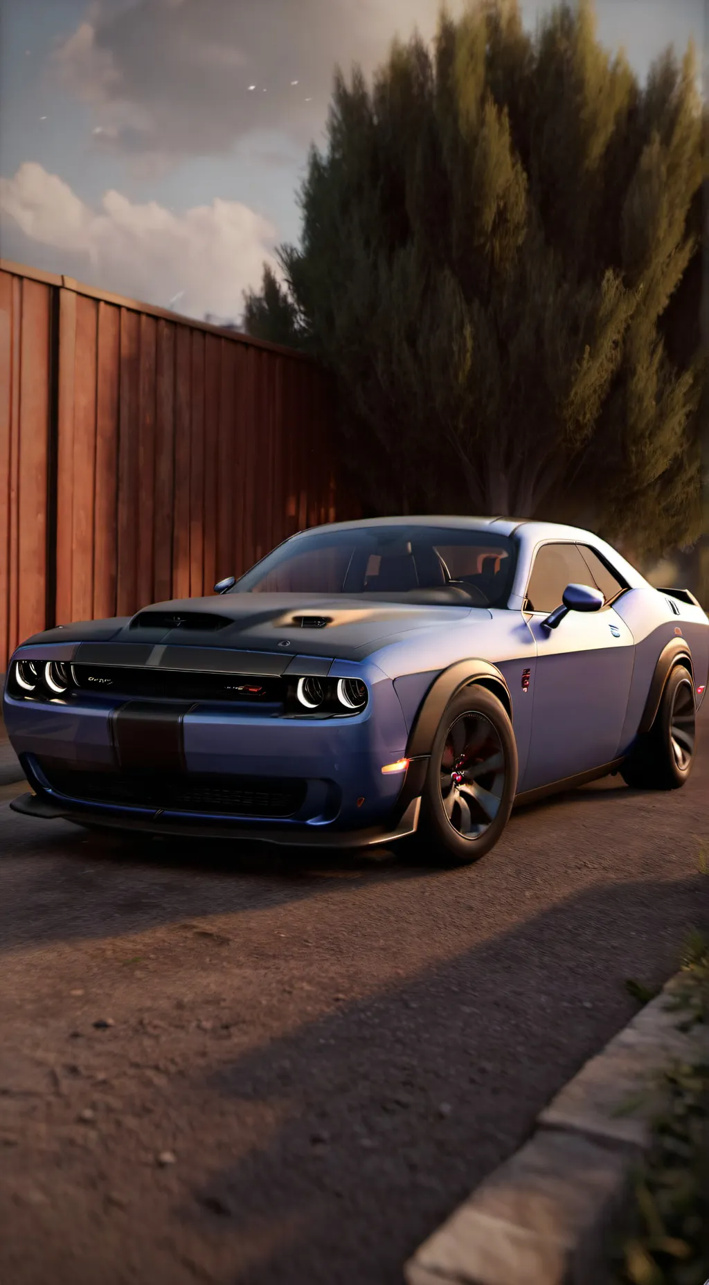 ai character: Dodge charger 2 background