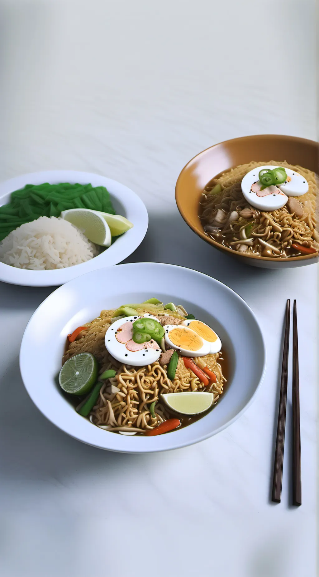 ai character: Pancit Canton/kant background