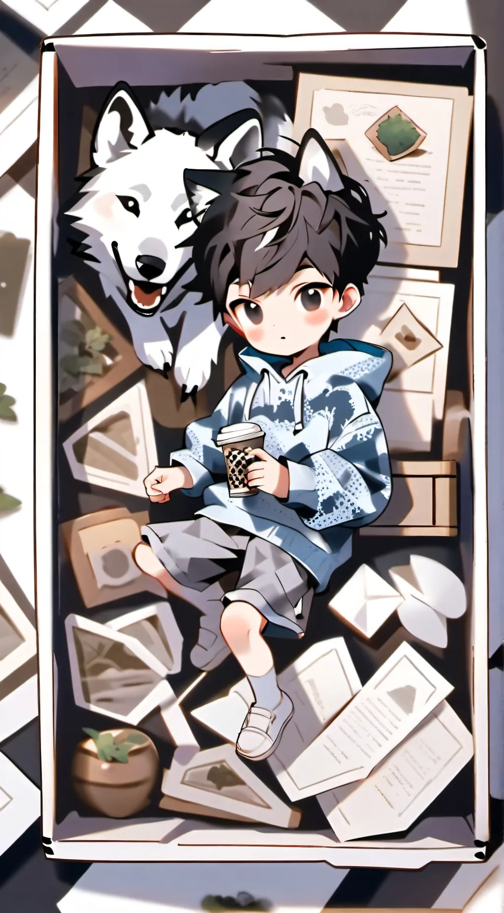 ai character: Lucas background