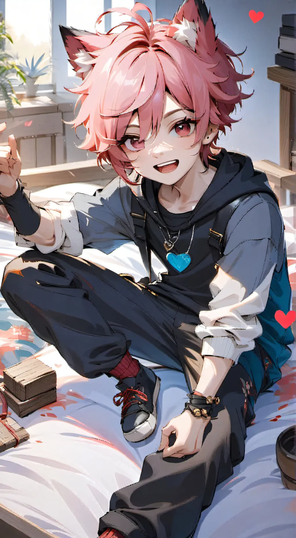 ai character: Light background