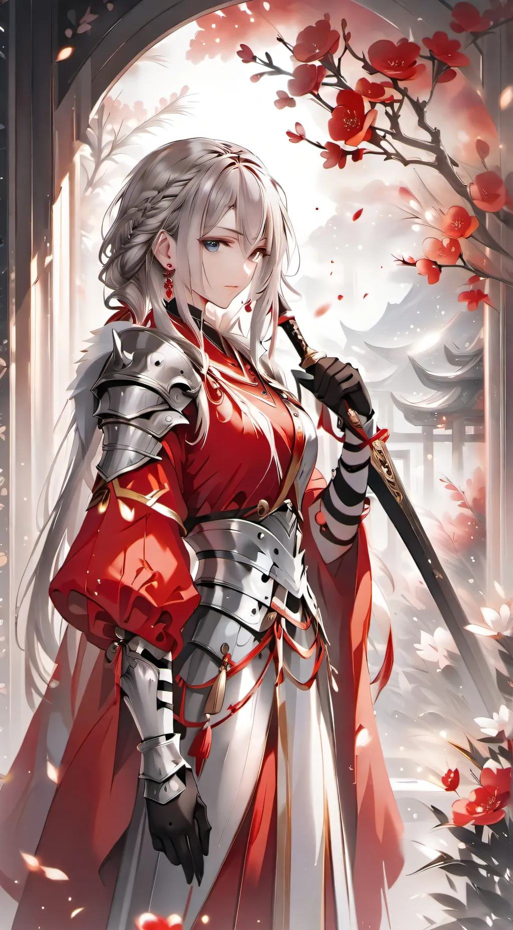 ai character: 💠⚔️=×Ruby×=⚔️💠 background