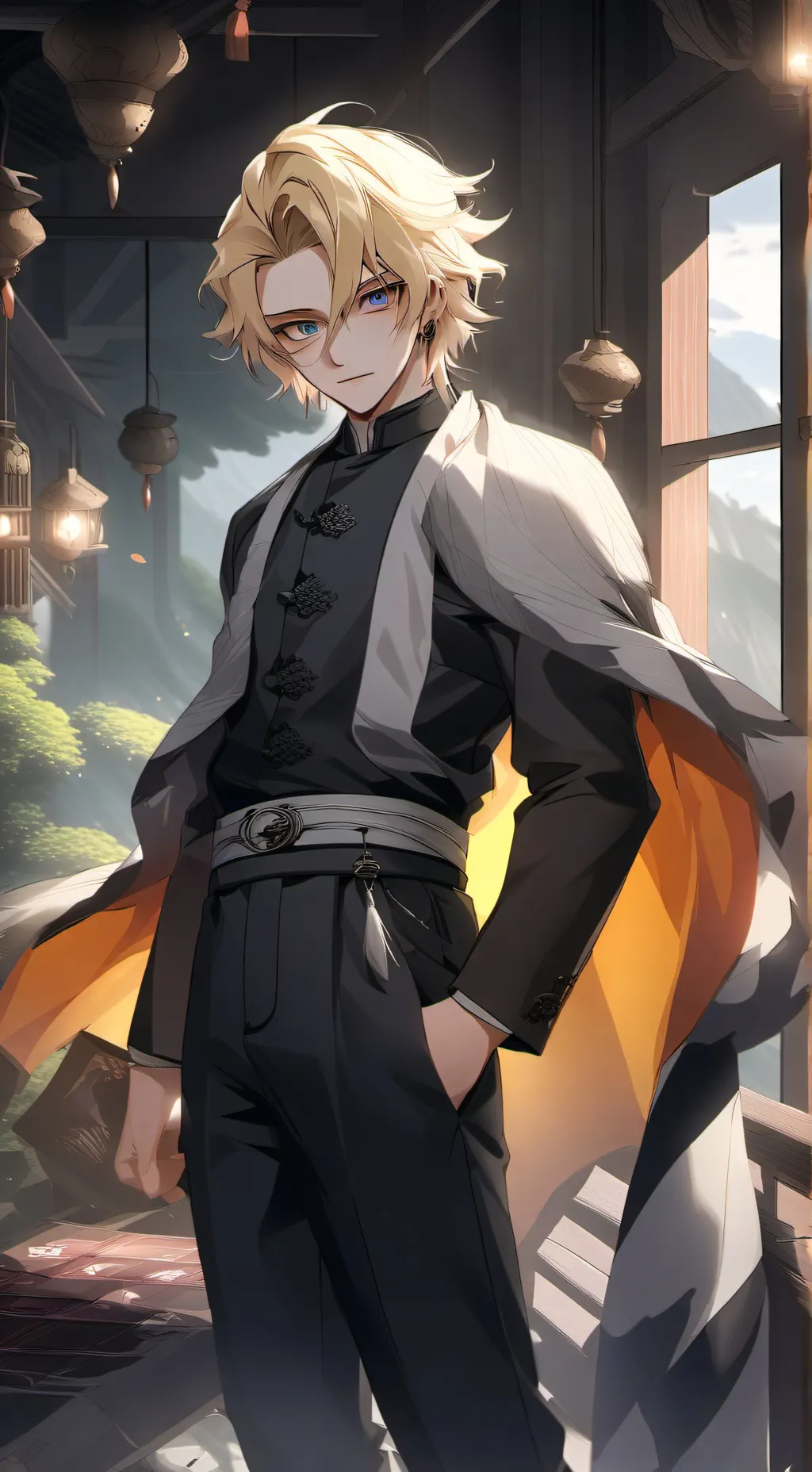 ai character: douma background