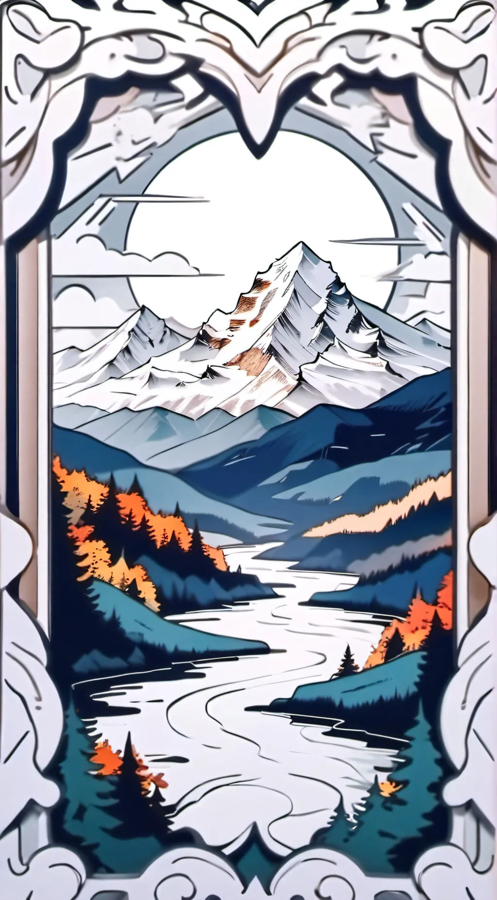 ai character: MHA Christmas  background