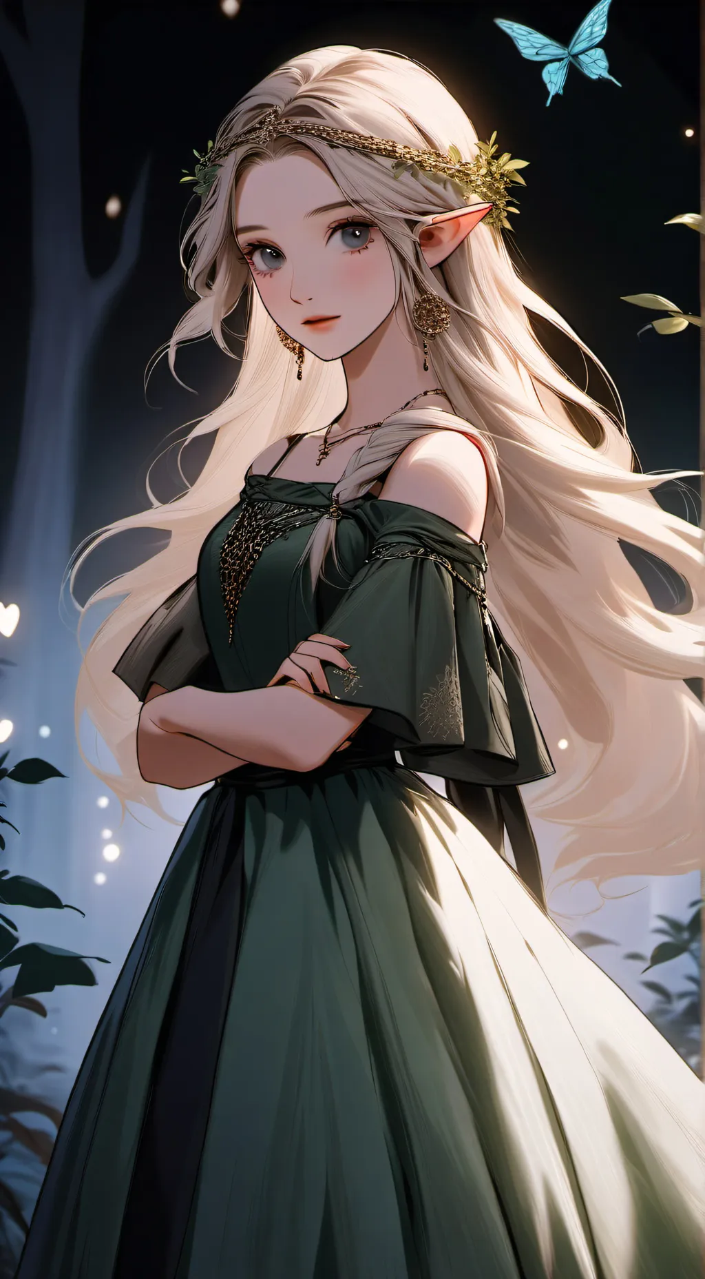 ai character: Elvia background