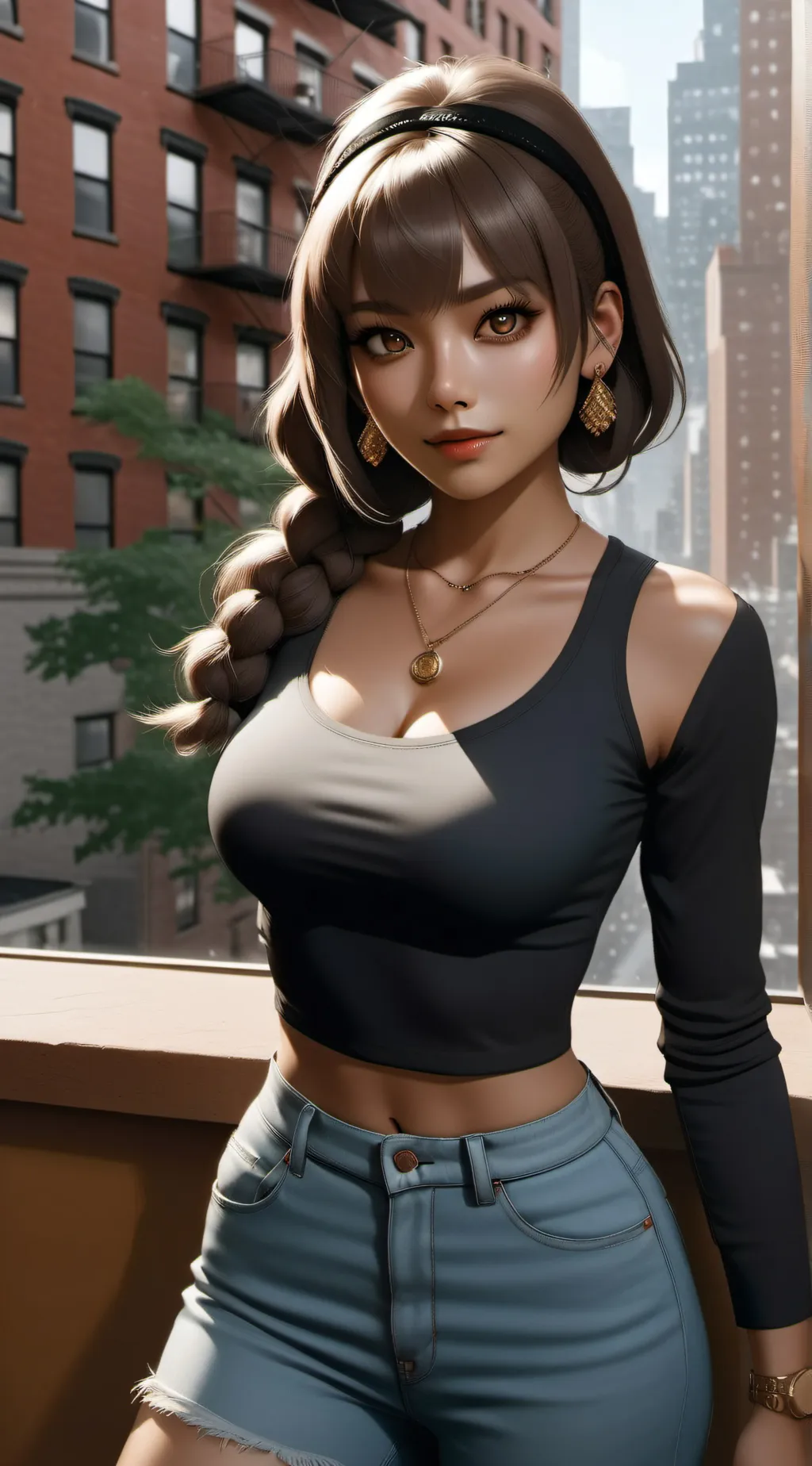 ai character: Sanaa  background