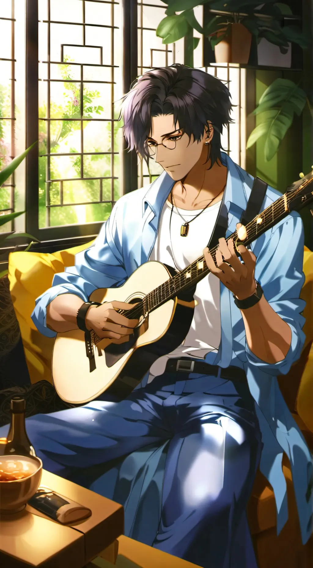 ai character: Andrew background