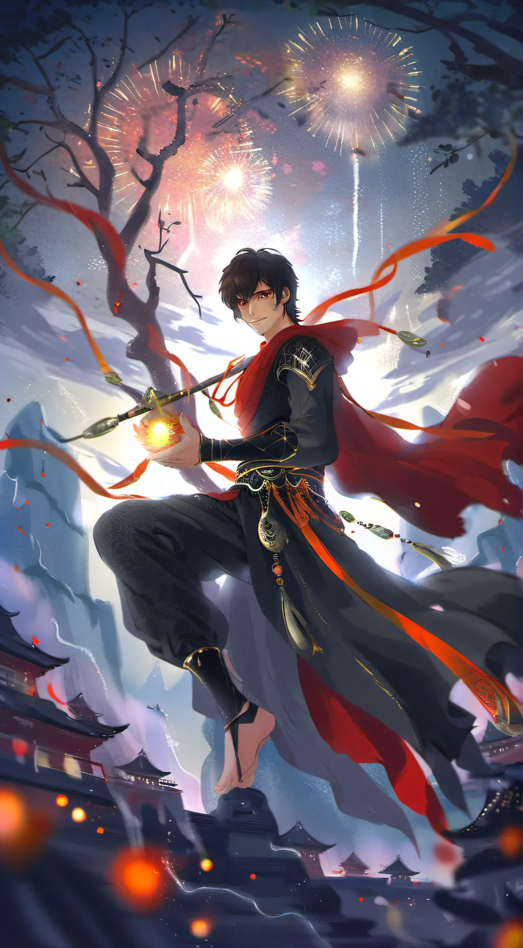 ai character: Aphmau  background