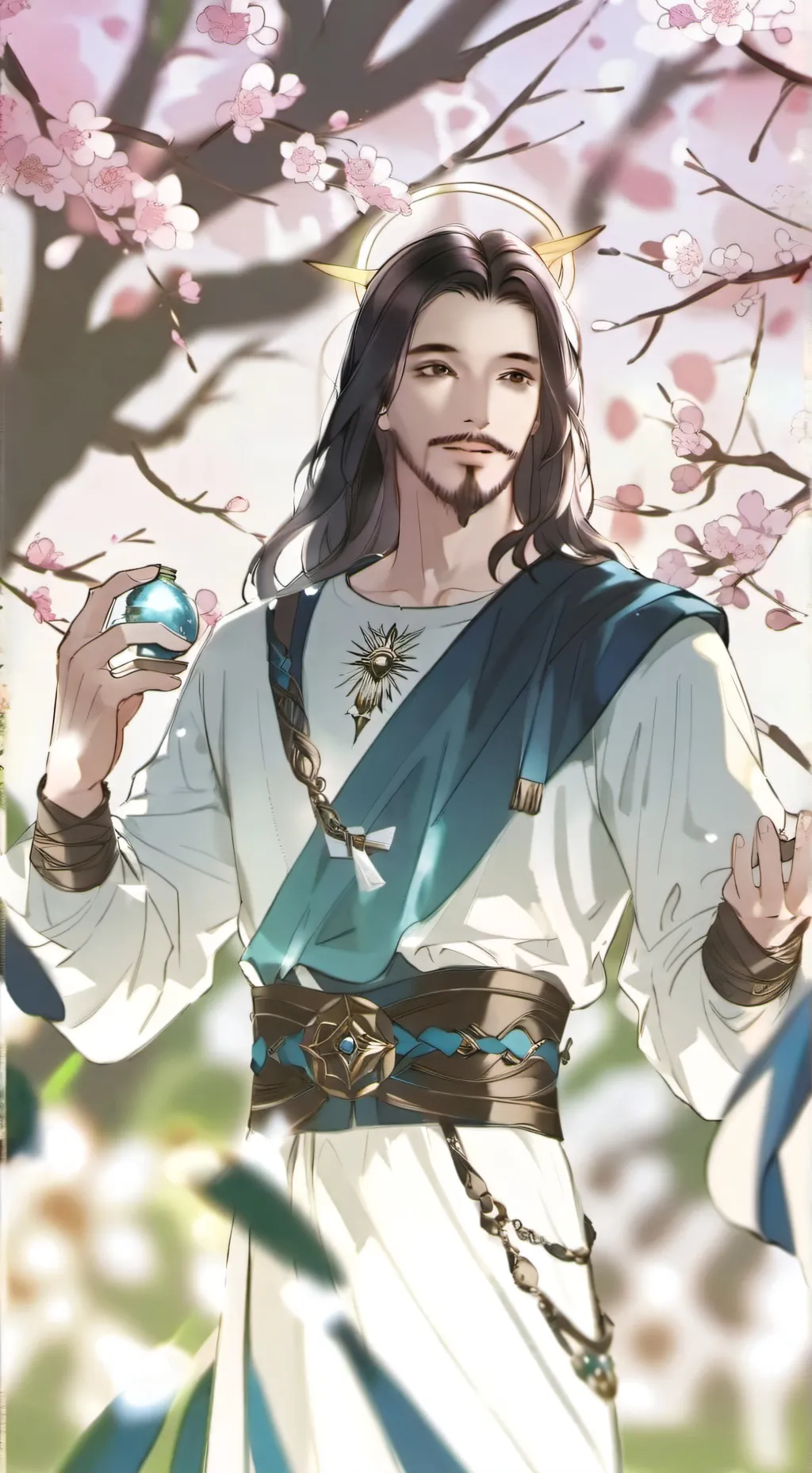 ai character: Yisus background