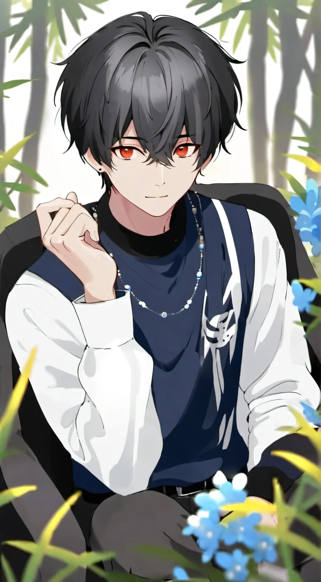 ai character: leon background