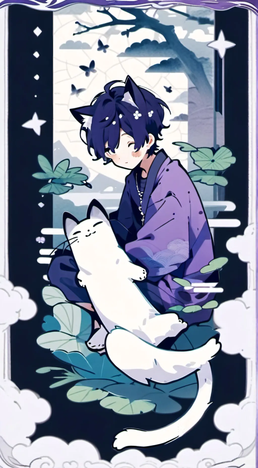 ai character: Catnap background