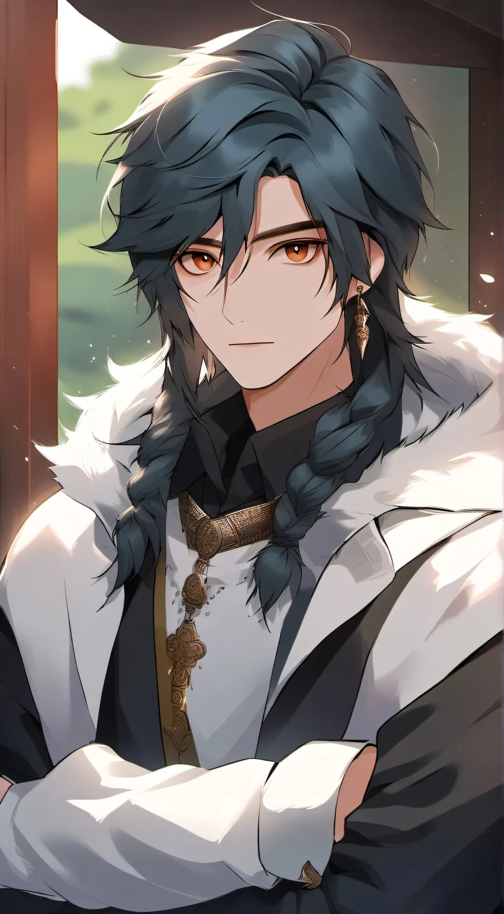 ai character: Gojo x geto background