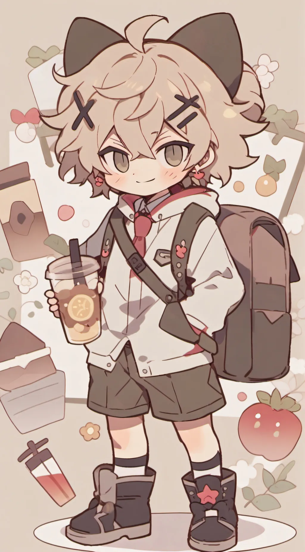 ai character: hybrid bakugo background