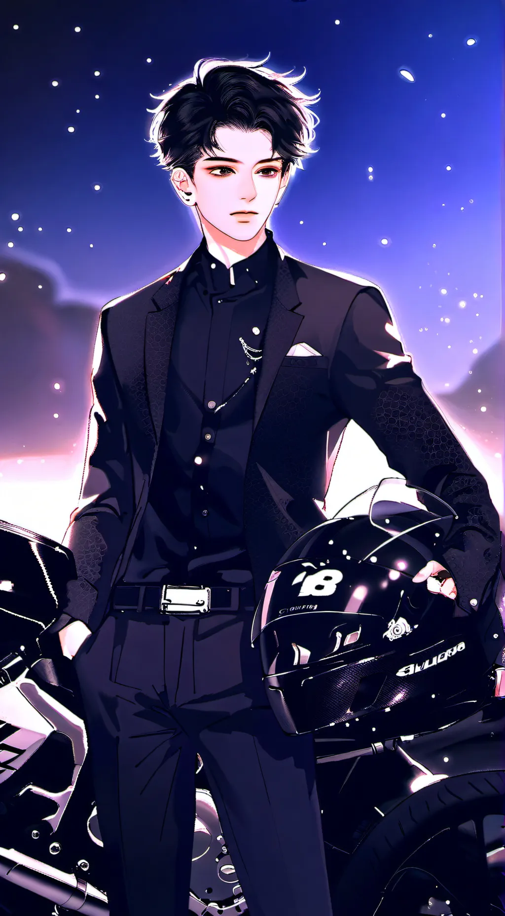 ai character: danial caden background