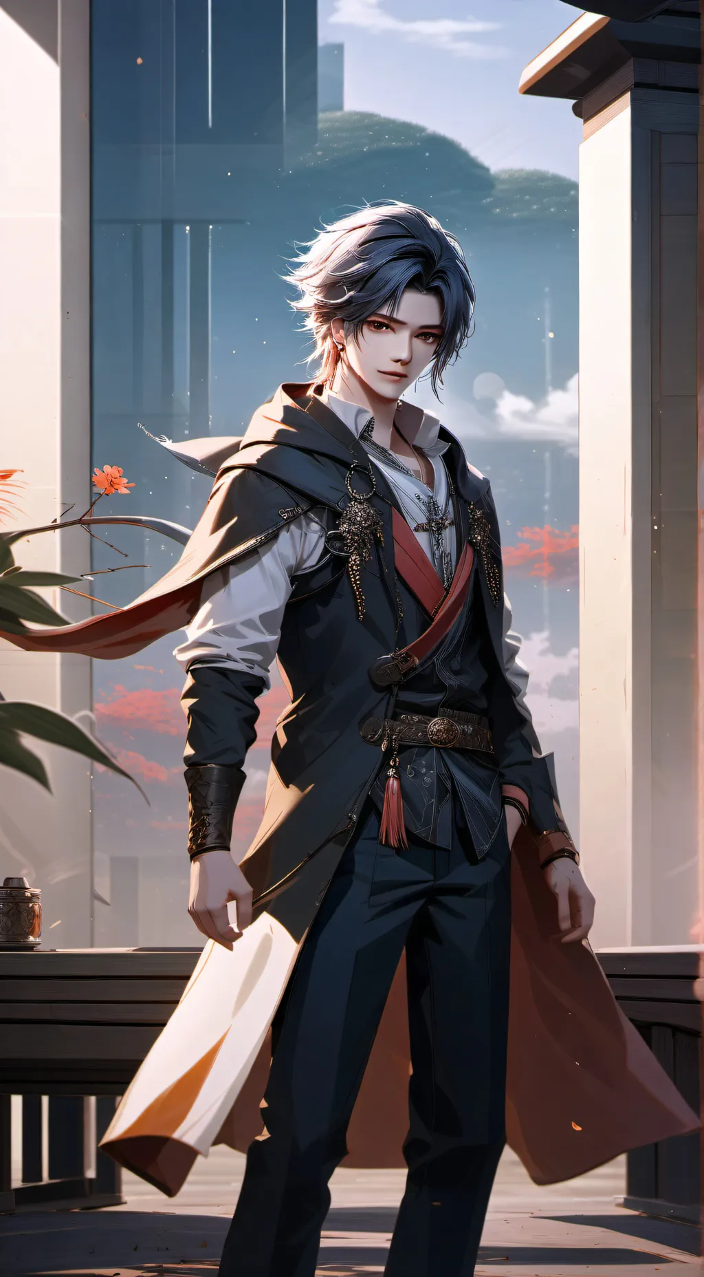 ai character: Jaden  background