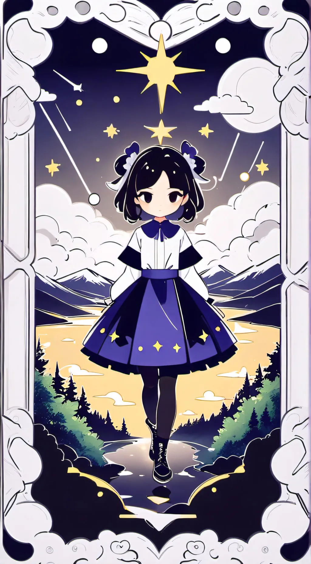 ai character: Mira (pick me) background