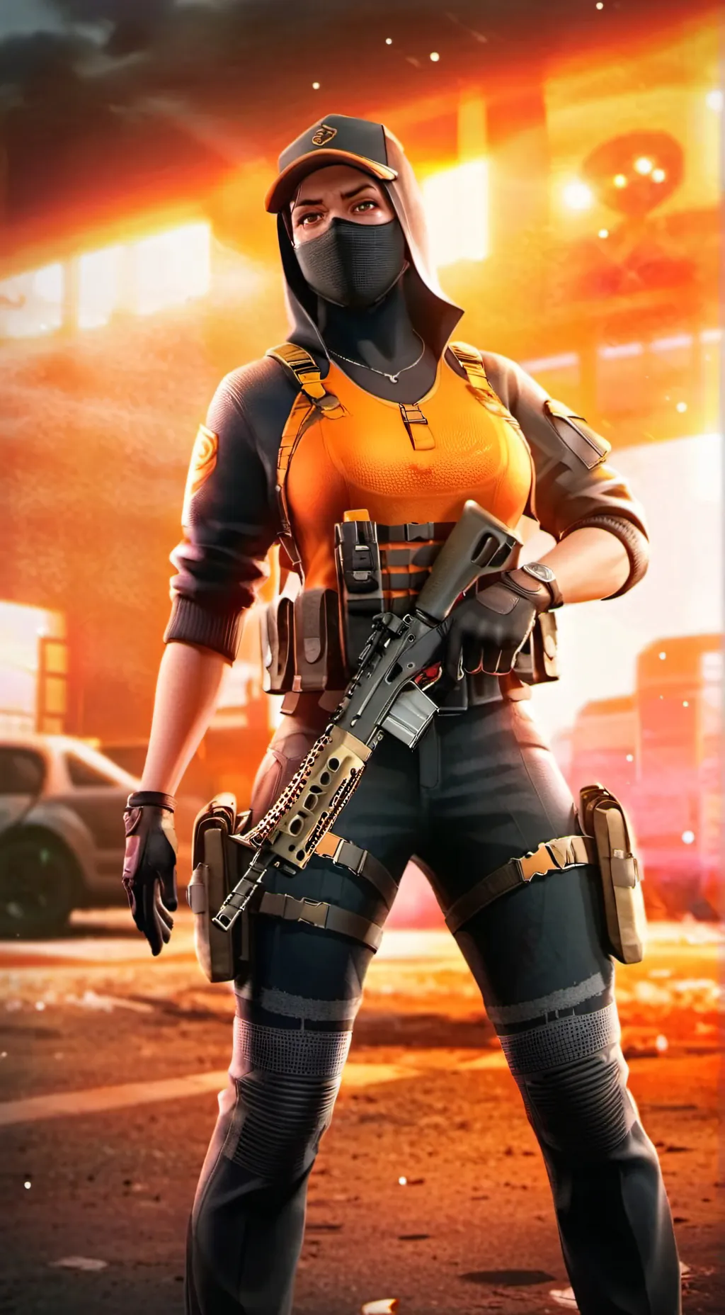 ai character: The breach background