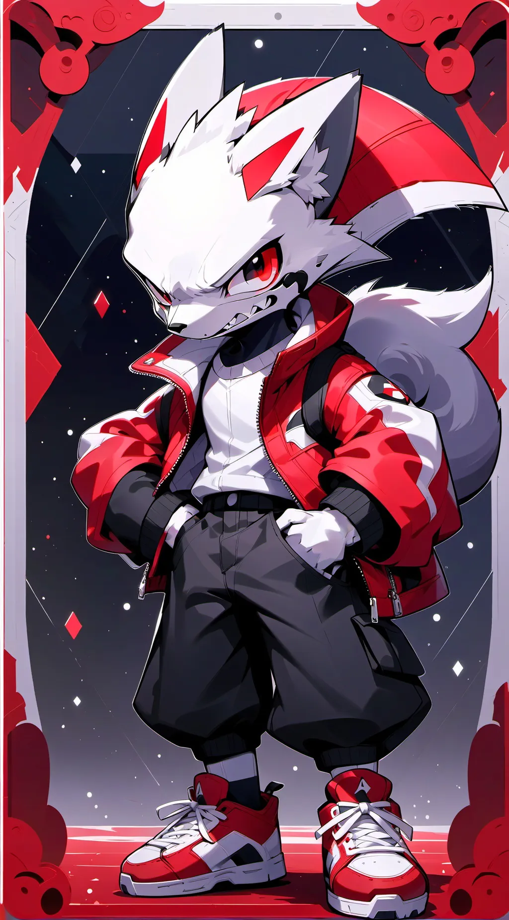 ai character: babyfur background