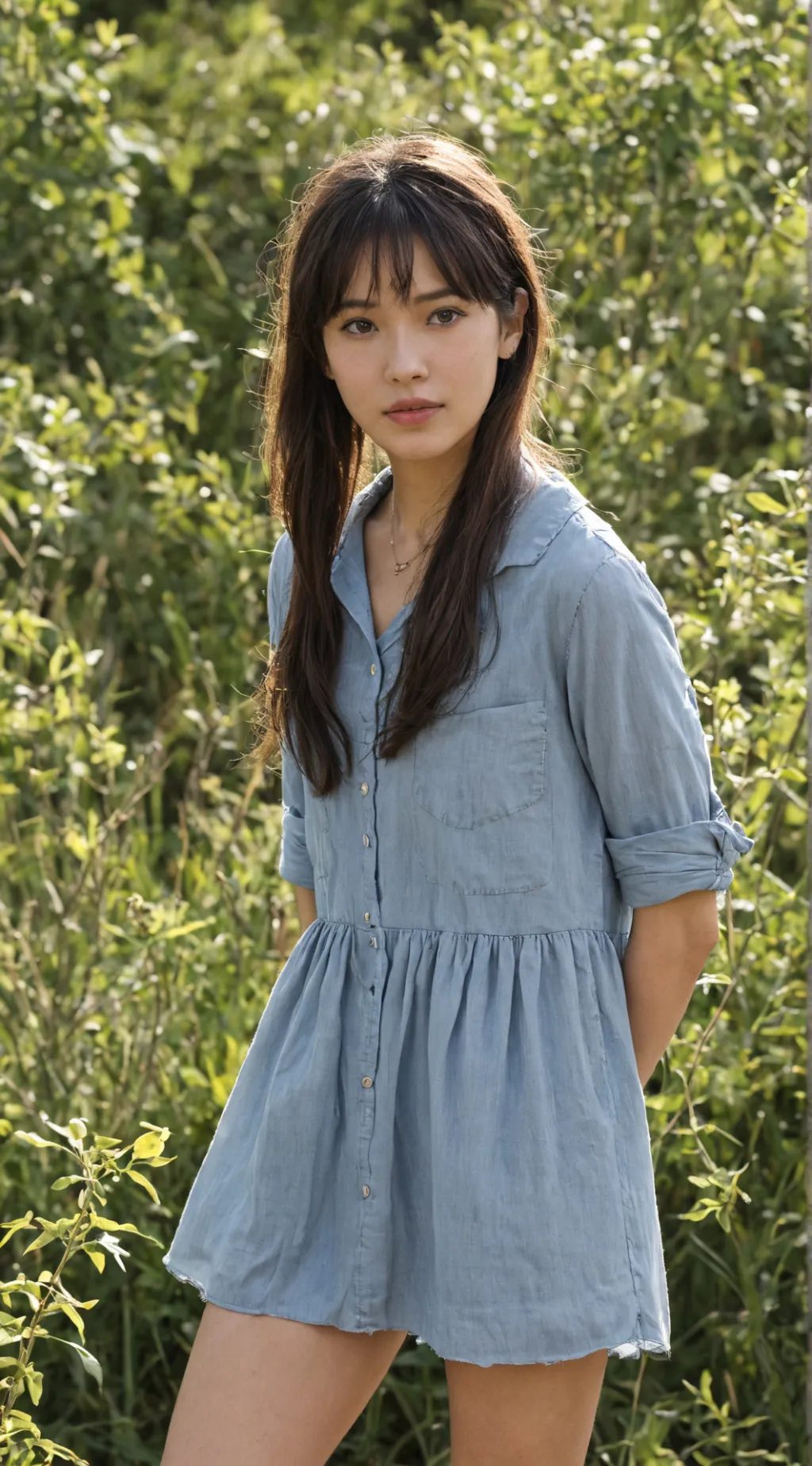 ai character: Sky  background