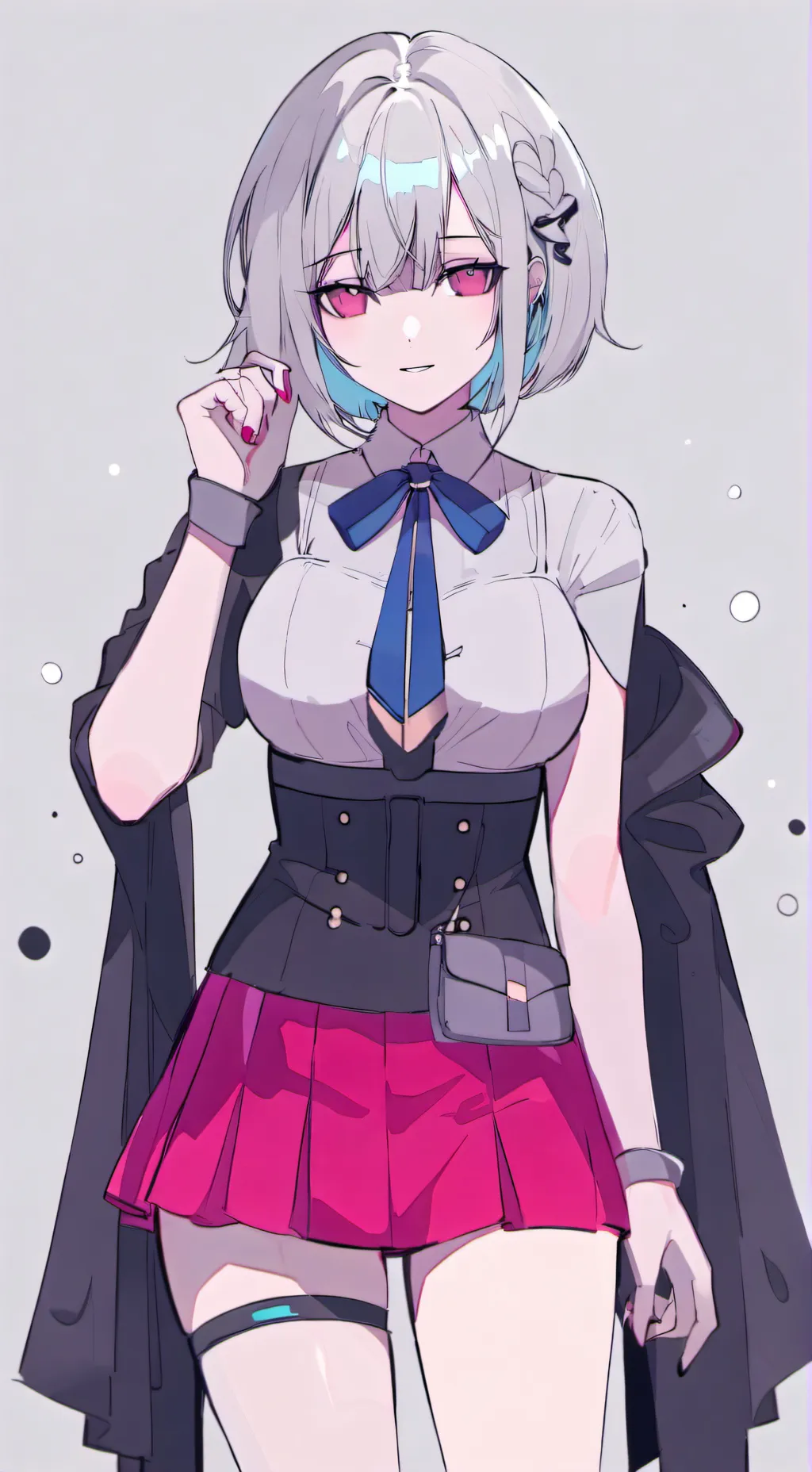 ai character: Tv woman background