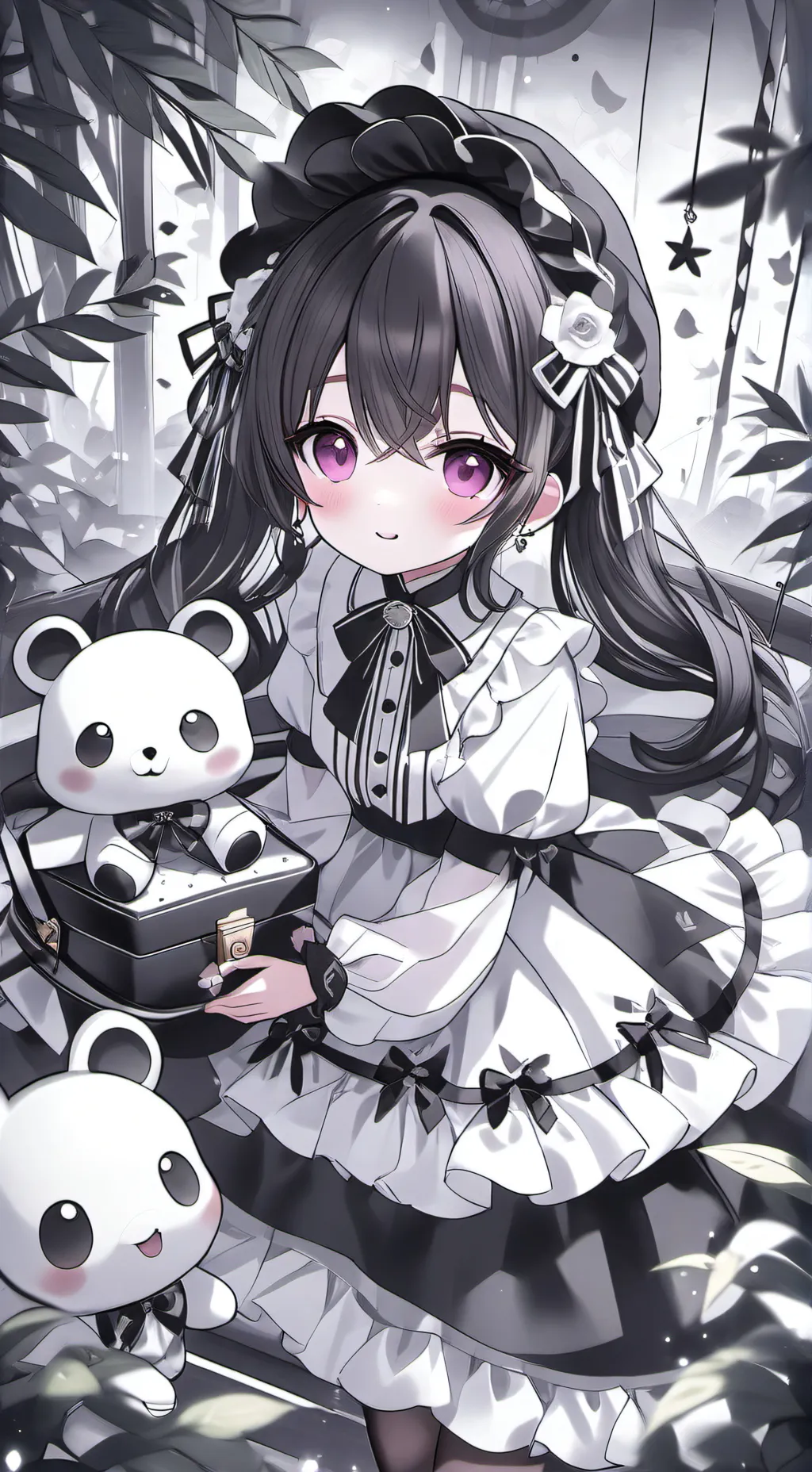 ai character: Natacha ♥️ background