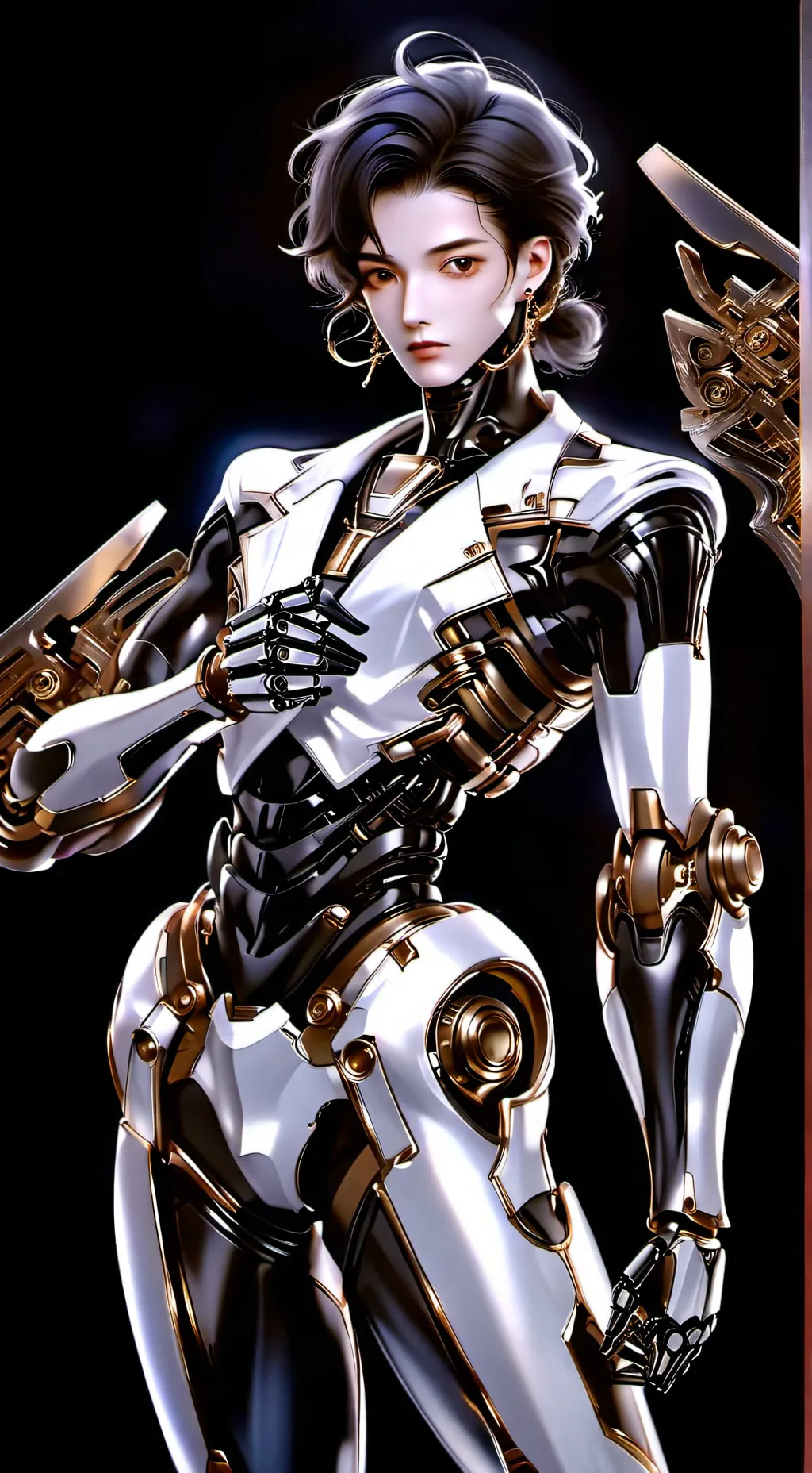 ai character: робот background