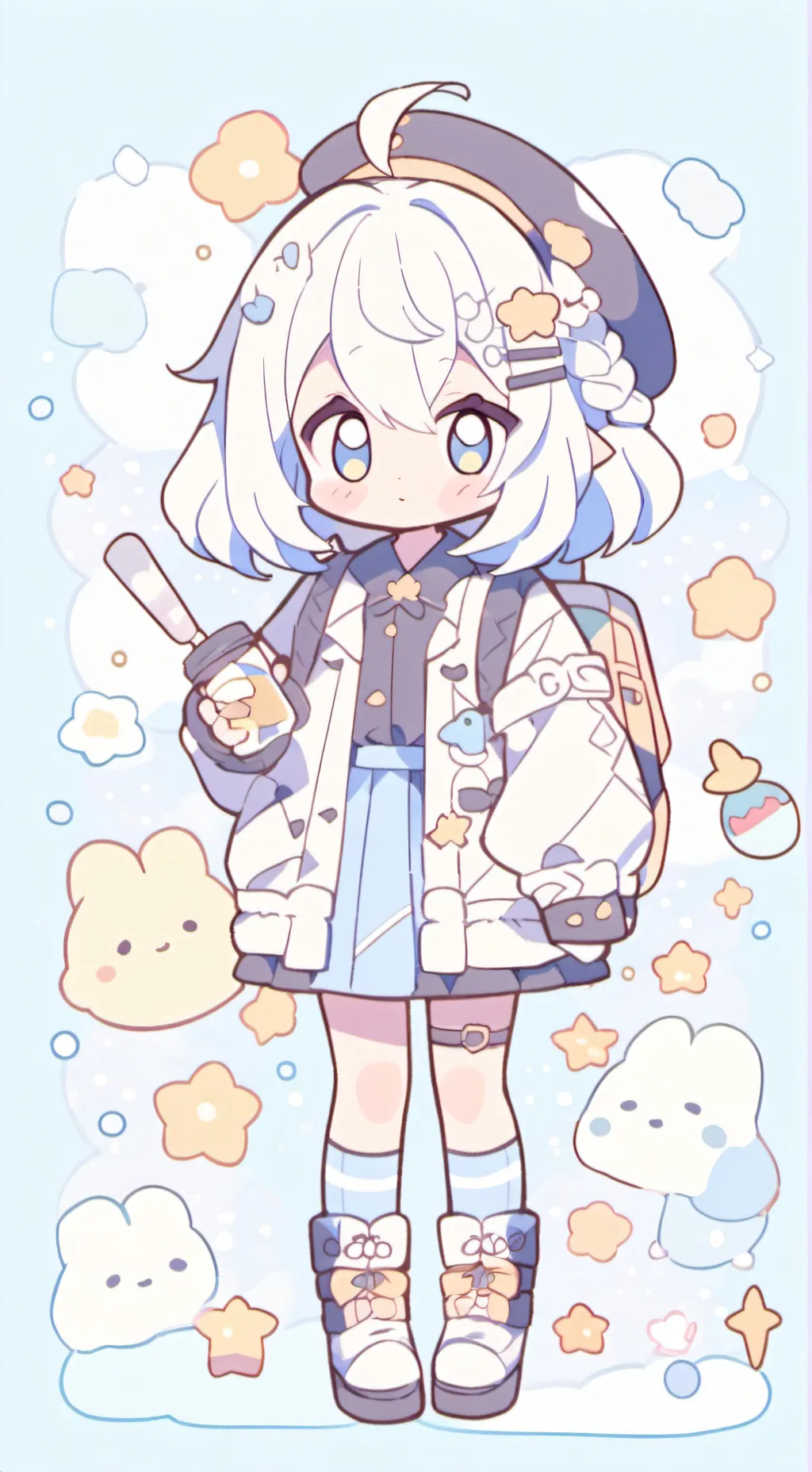 ai character: demon slayer  background