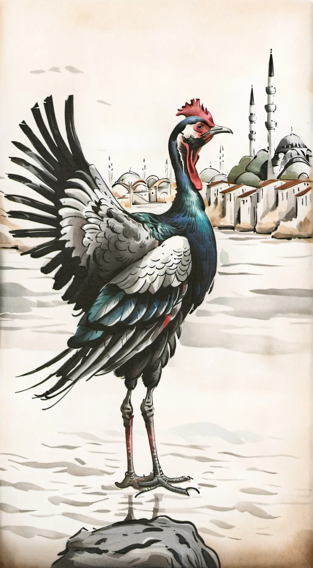 ai character: Turkey background