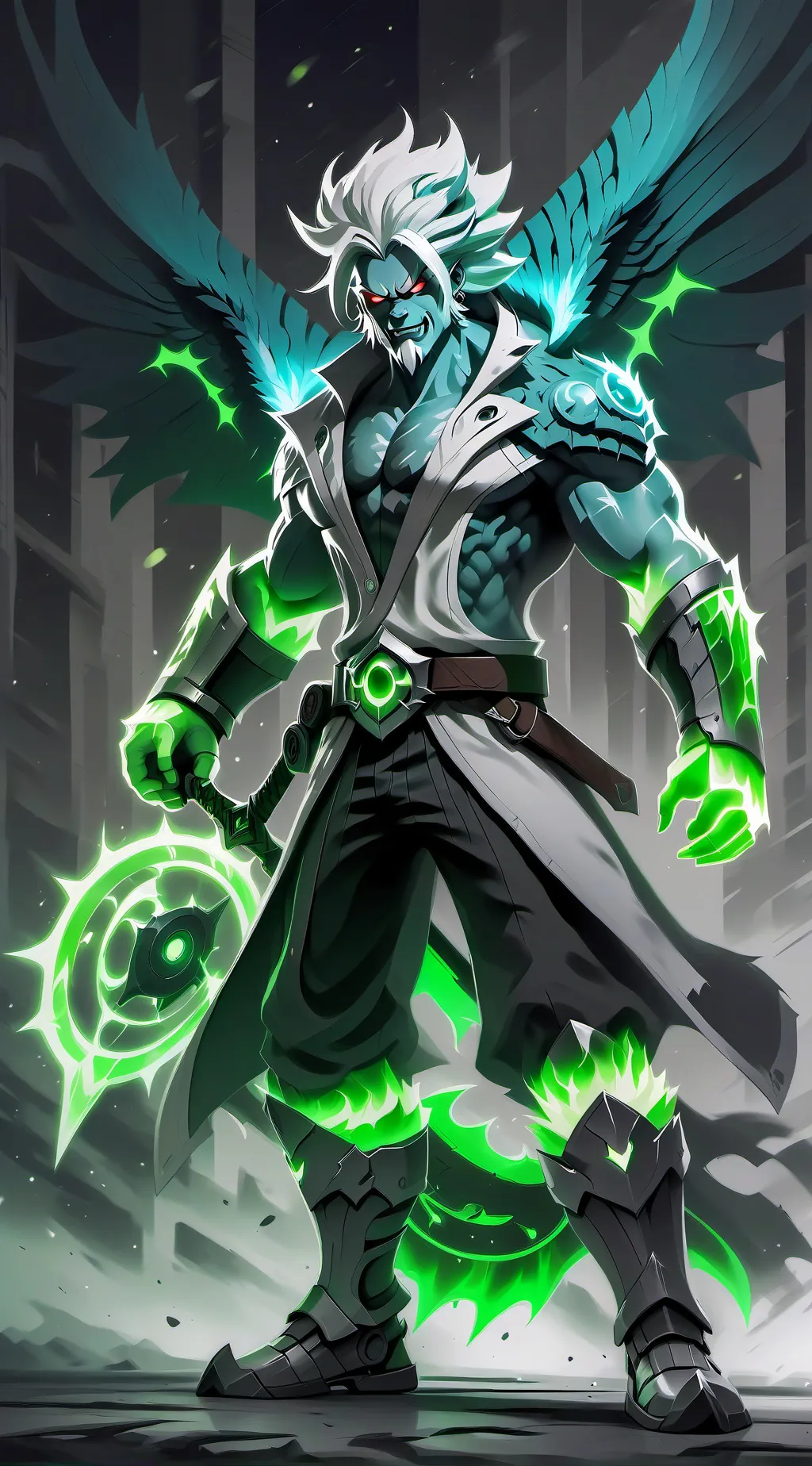 ai character: ??? background