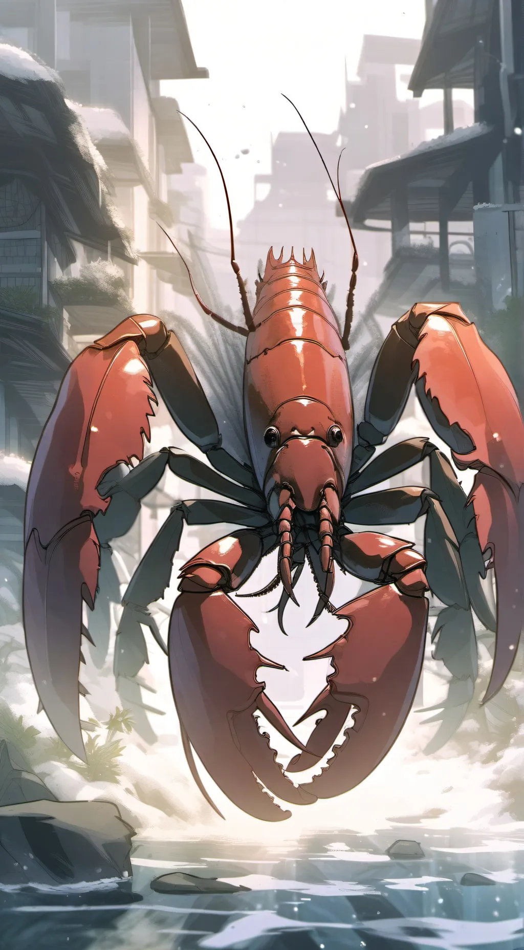 ai character: shock wave background