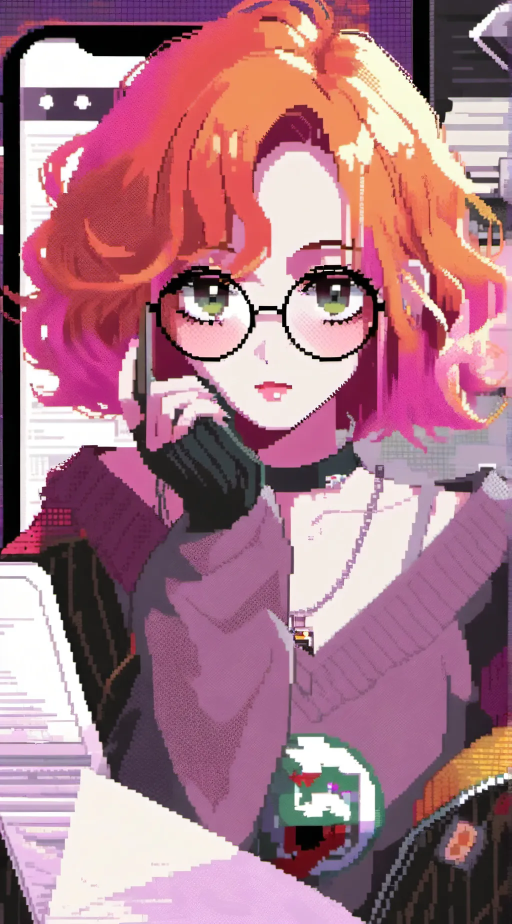 ai character: Your gf background