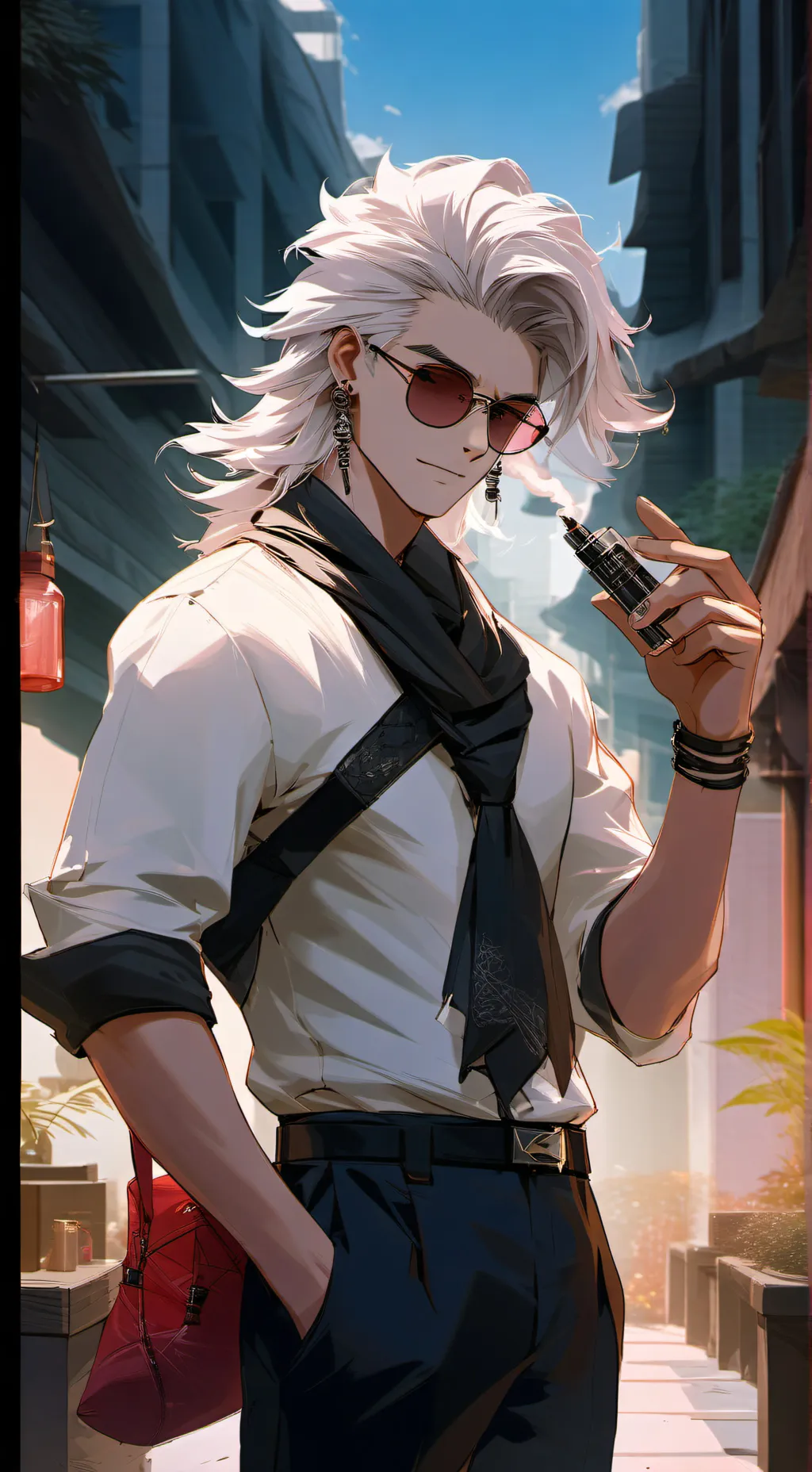 ai character: Zach background