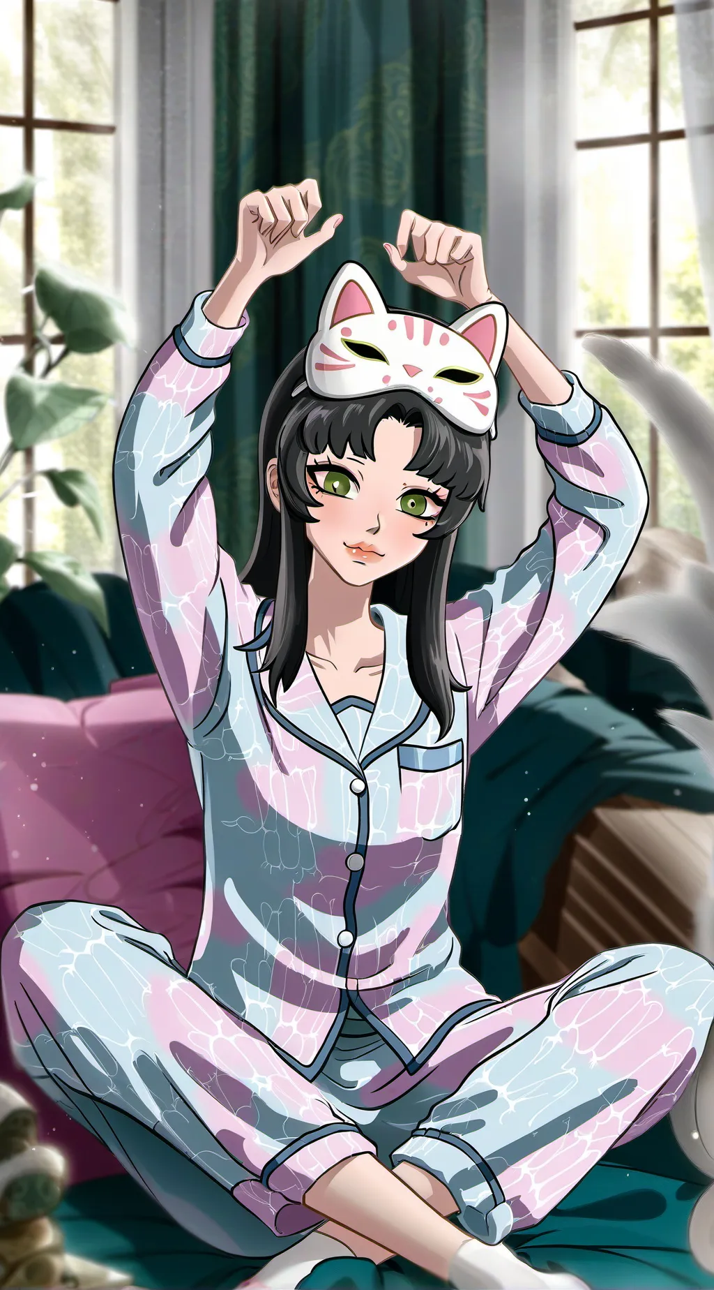 ai character: kitty background