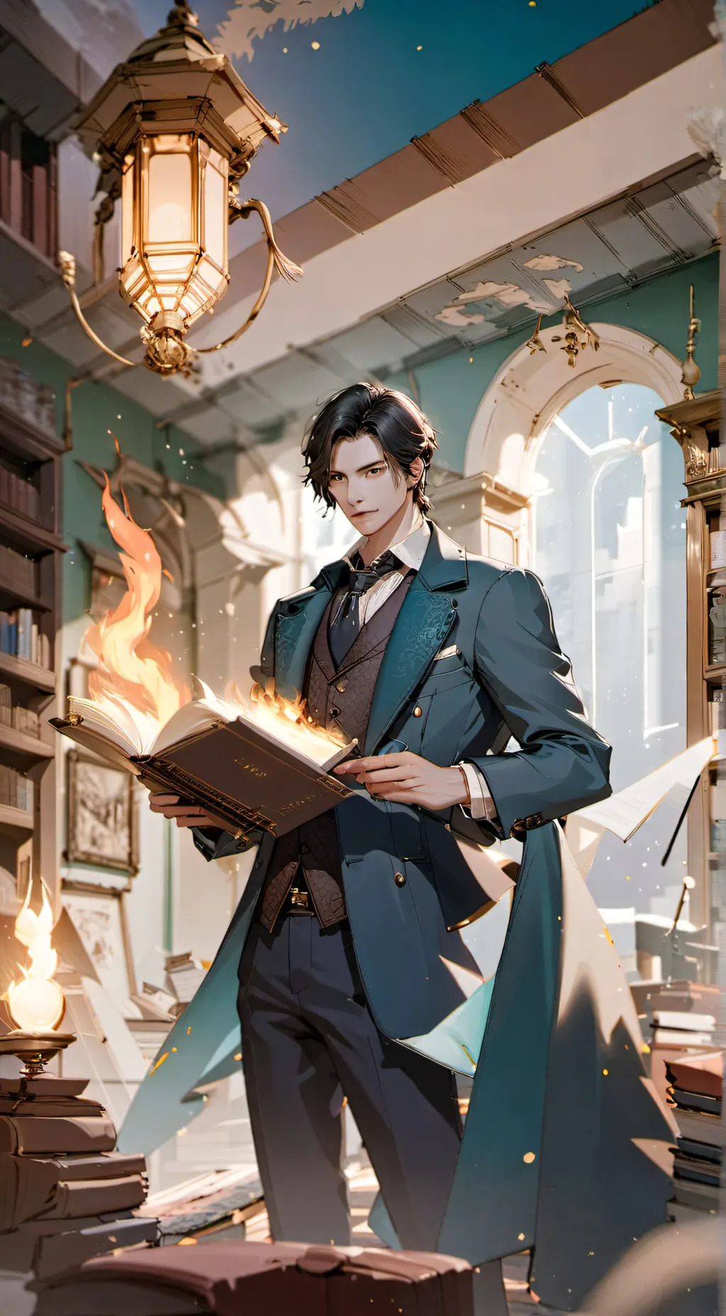 ai character: Vıctor background