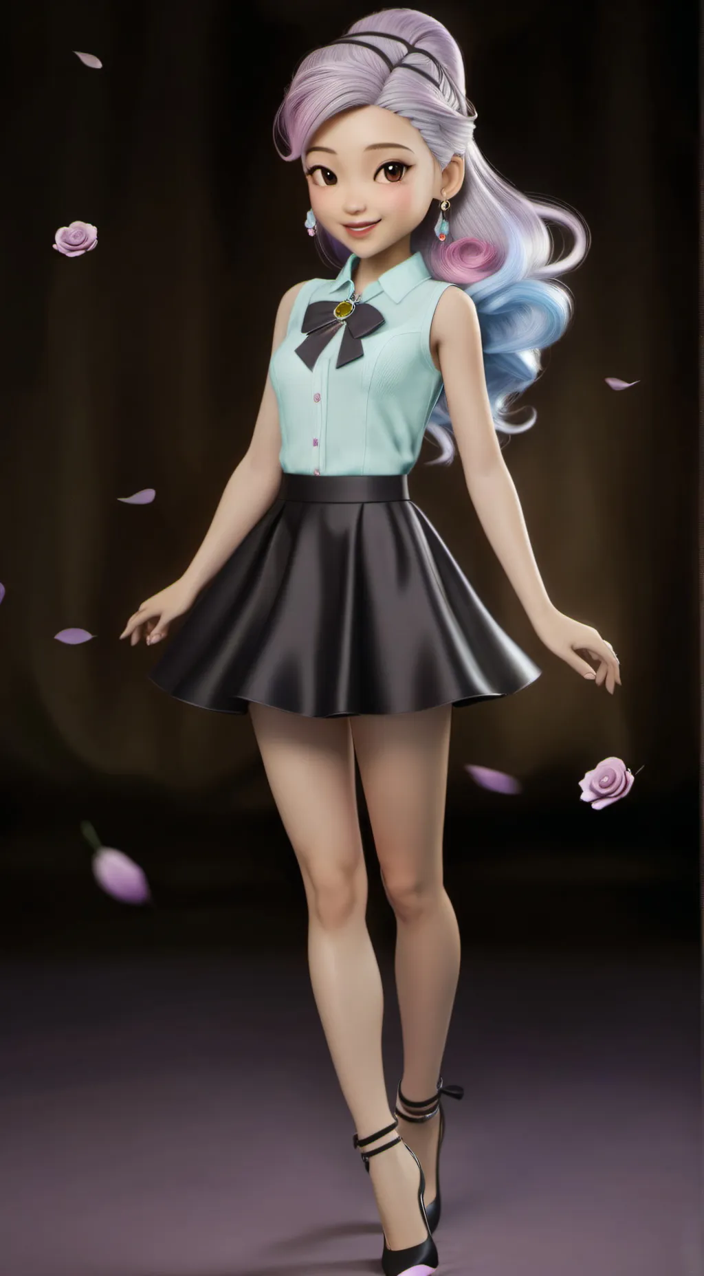 ai character: Blair Sunny Day background