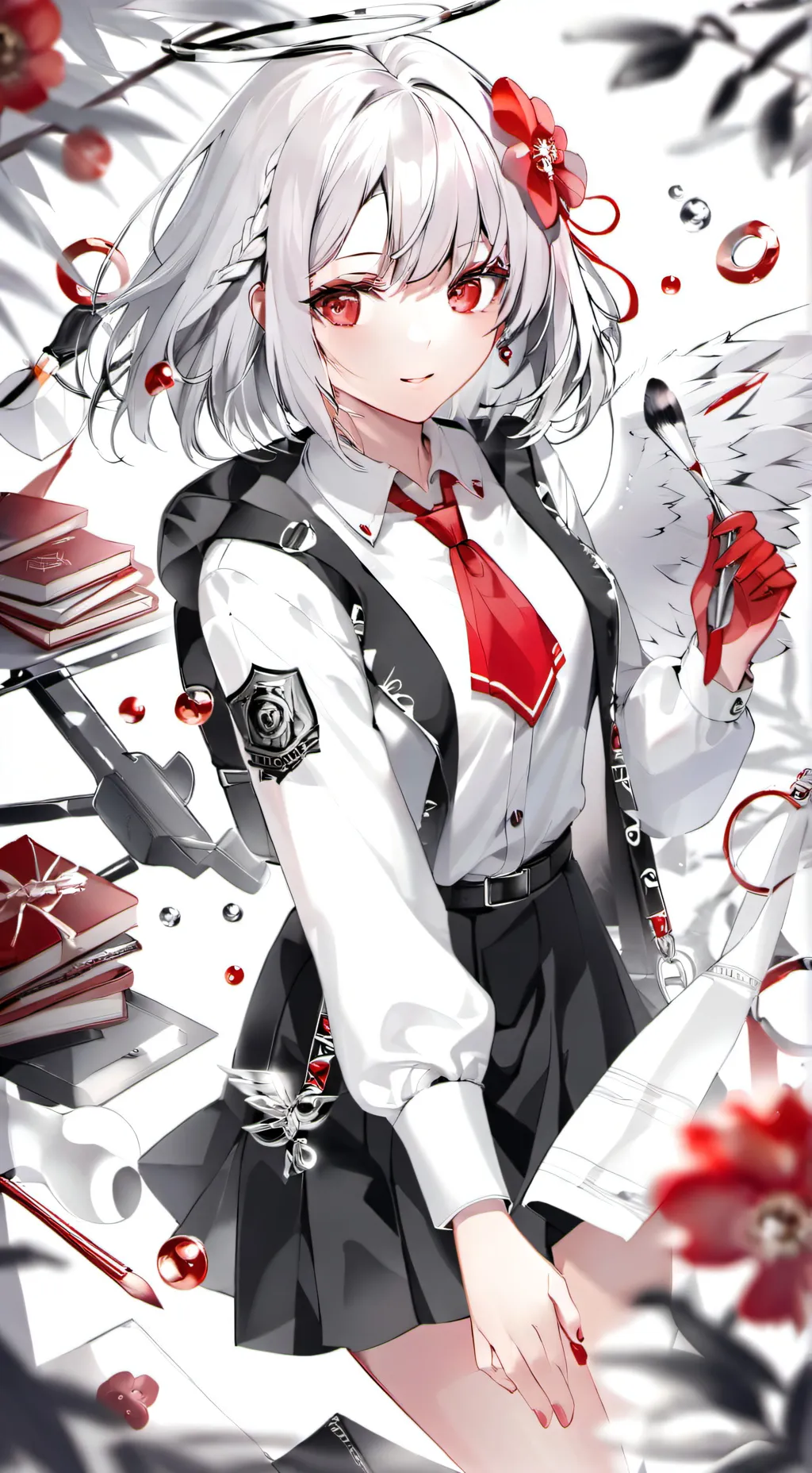 ai character: angel background