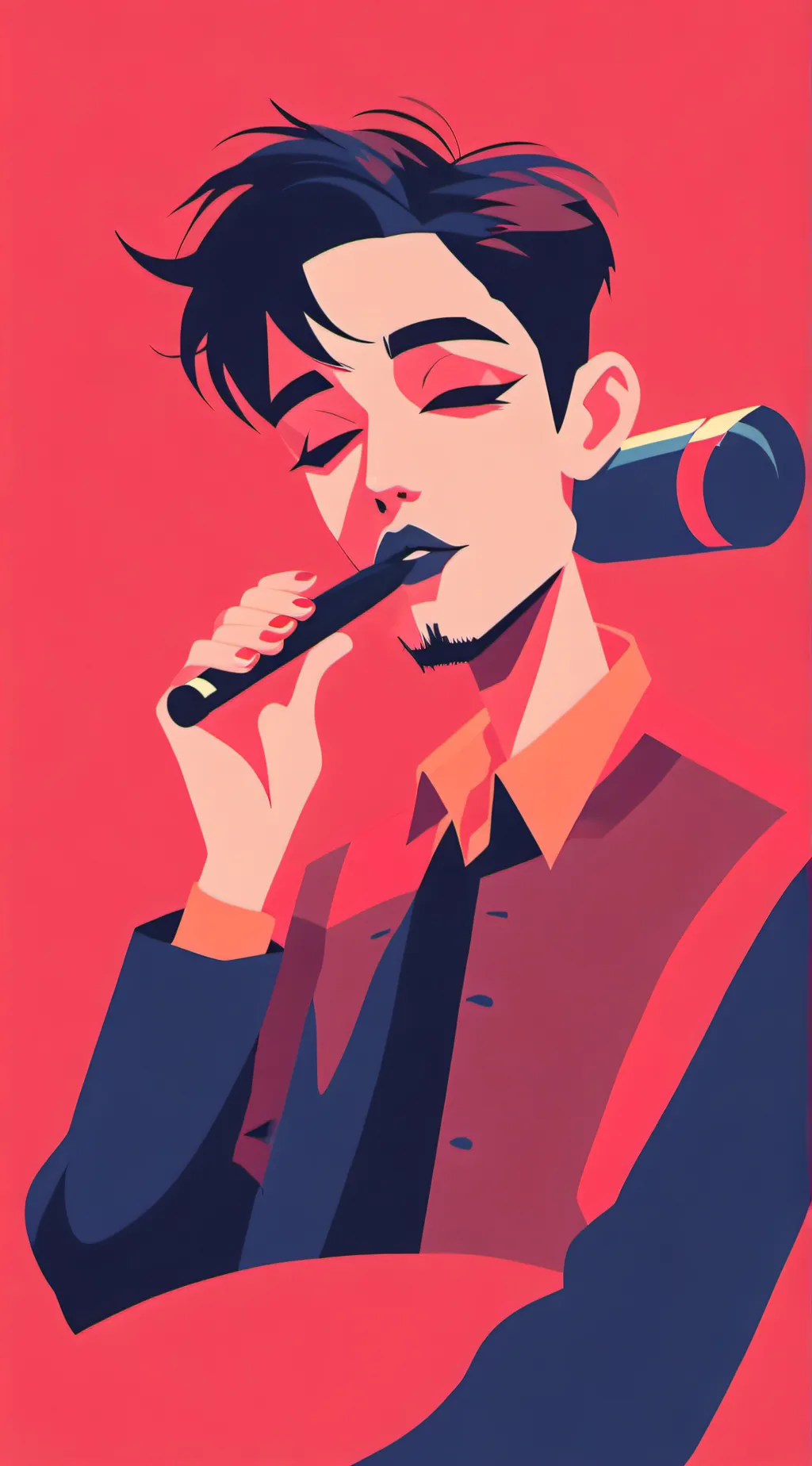 ai character: THE MELODY SHOW background