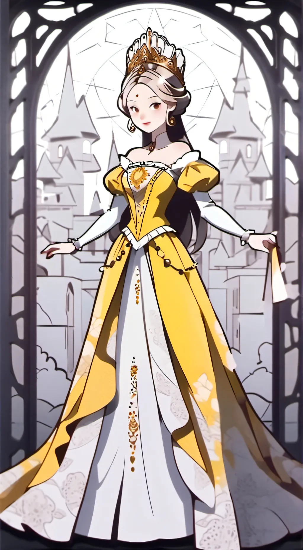 ai character: Katherine  background