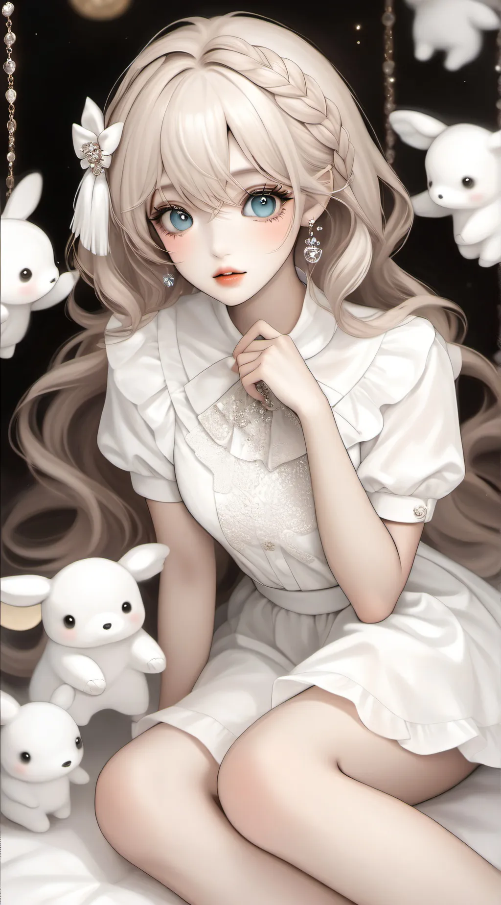 ai character: Julijet  background