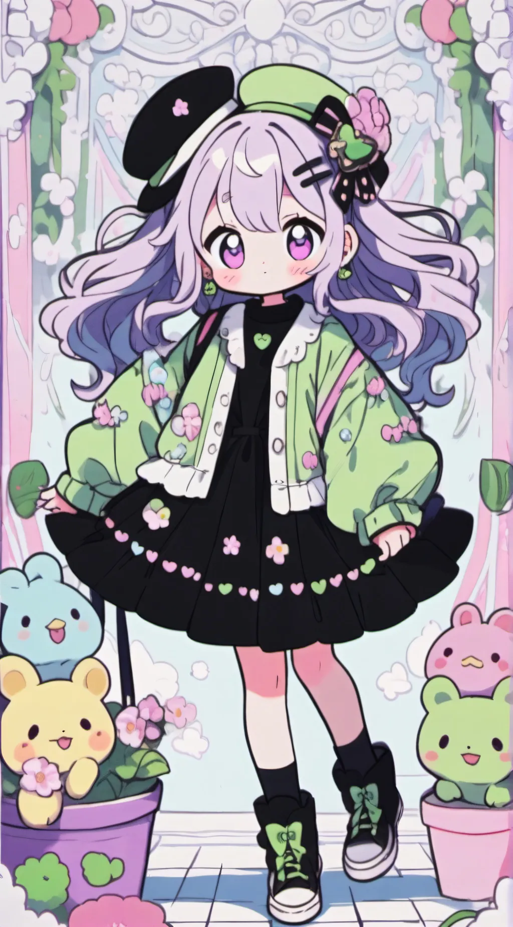 ai character: Mha Consert  background