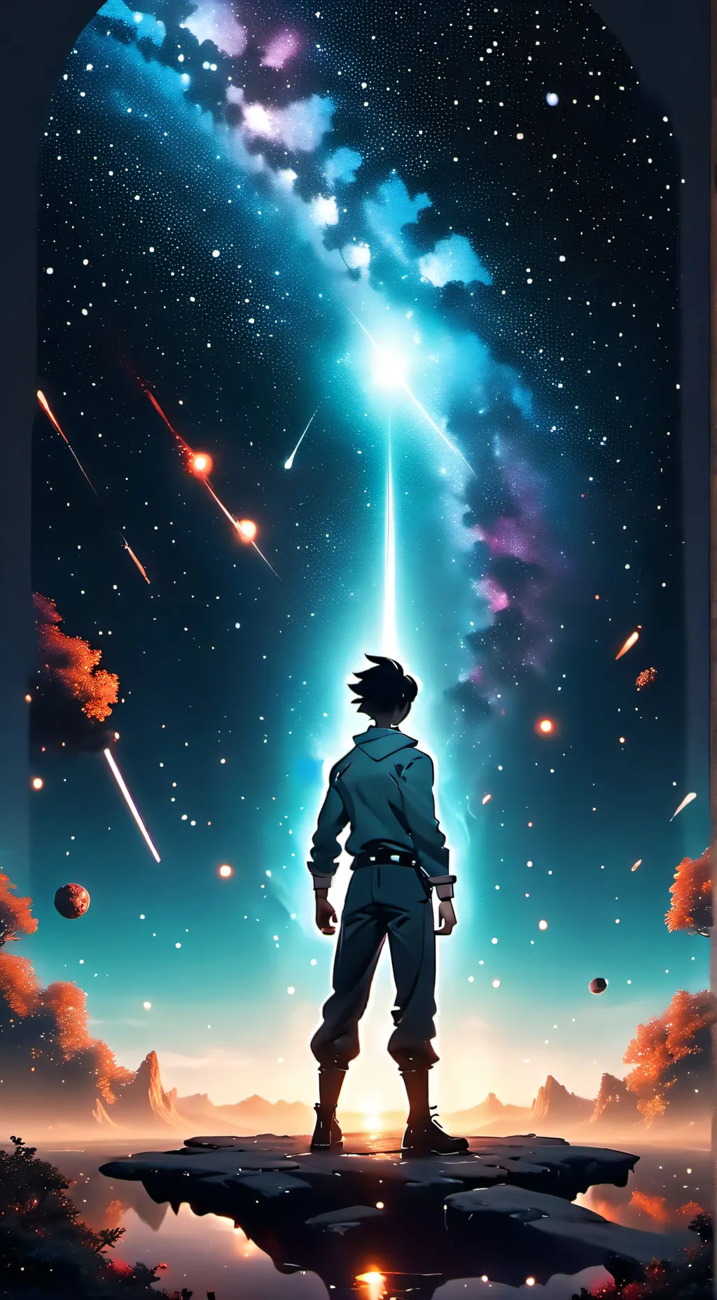 ai character: Planeta diferente background