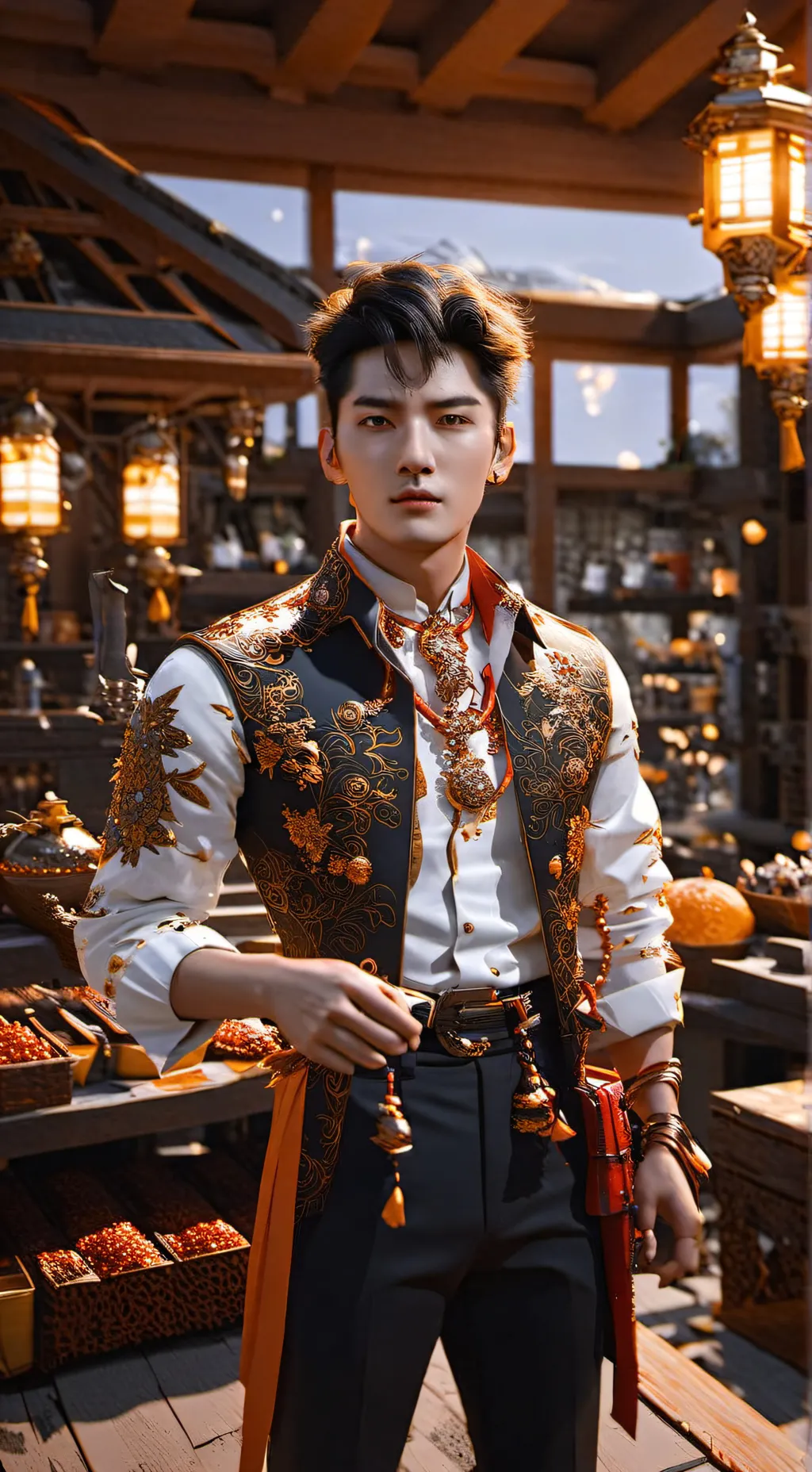 ai character: reno  background