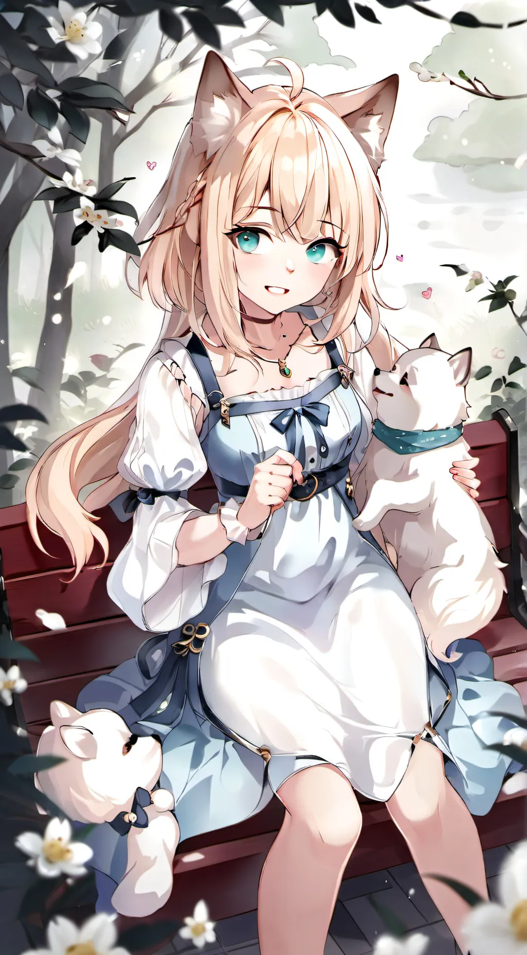 ai character: Leah  background