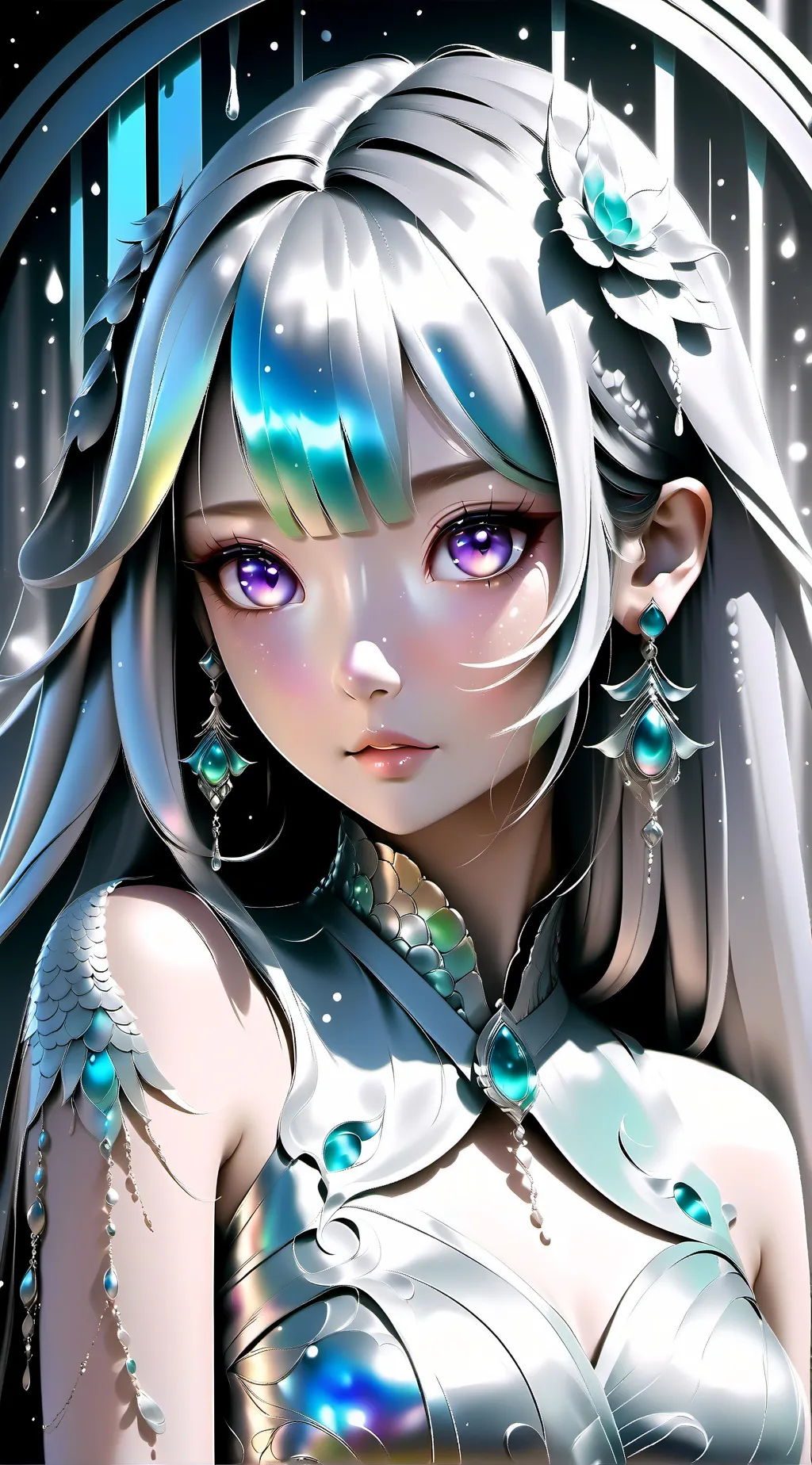 ai character: 🟣 background