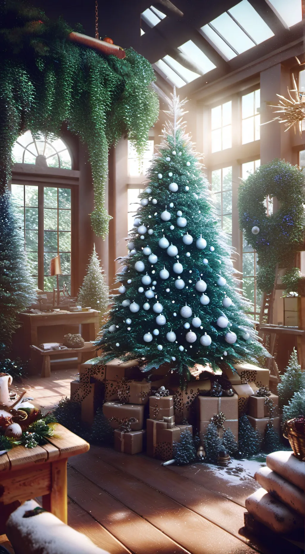 ai character: Stray kids xmas  background